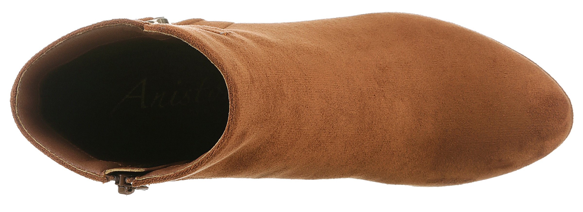 Aniston SHOES Stiefelette, Reissverschluss-Stiefelette, Trichterabsatz - NEUE KOLLEKTION