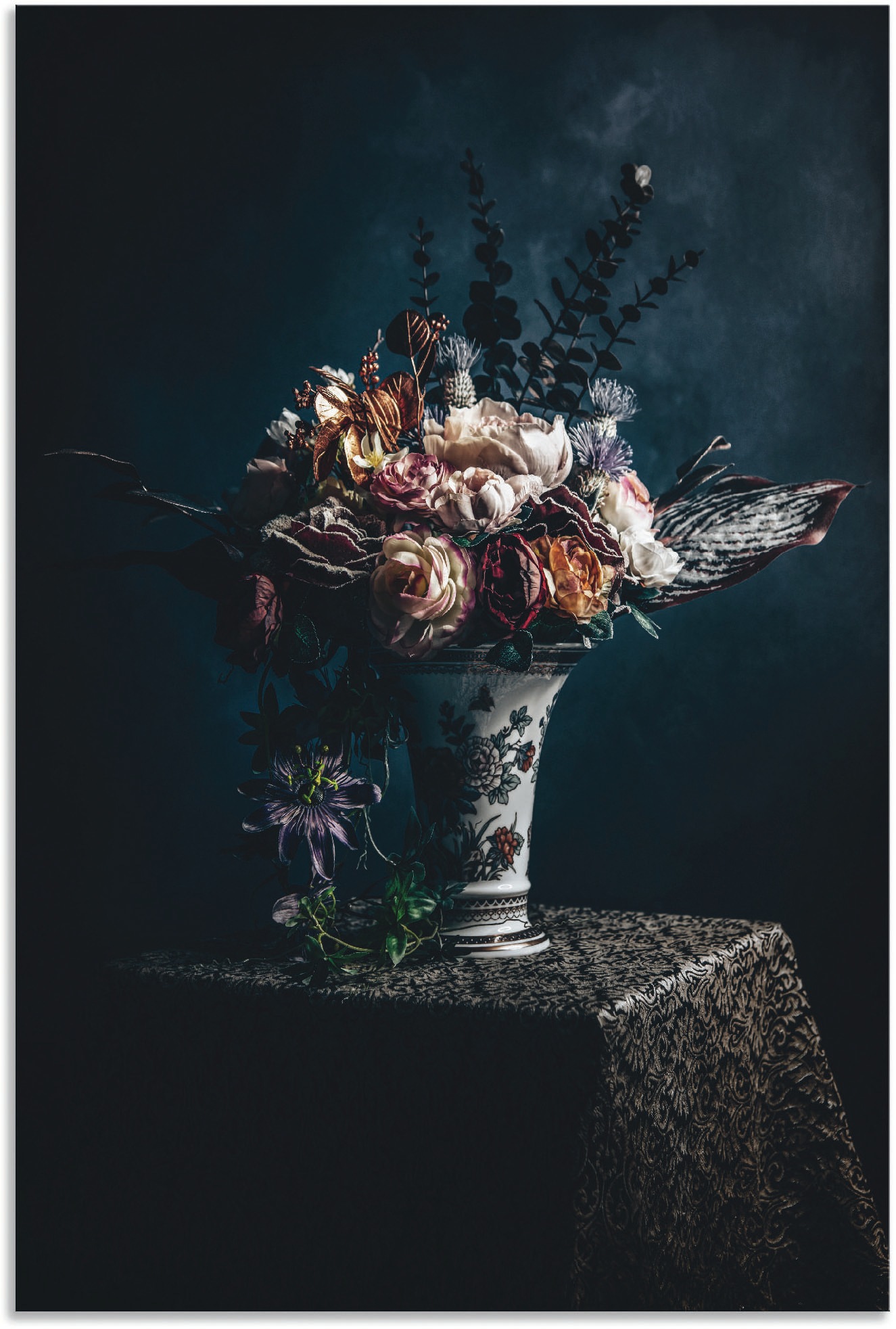 Image of Artland Wandbild »Kunstblumen Stillleben«, Arrangements, (1 St.), in vielen Grössen & Produktarten - Alubild / Outdoorbild für den Aussenbereich, Leinwandbild, Poster, Wandaufkleber / Wandtattoo auch für Badezimmer geeignet bei Ackermann Versand Schweiz