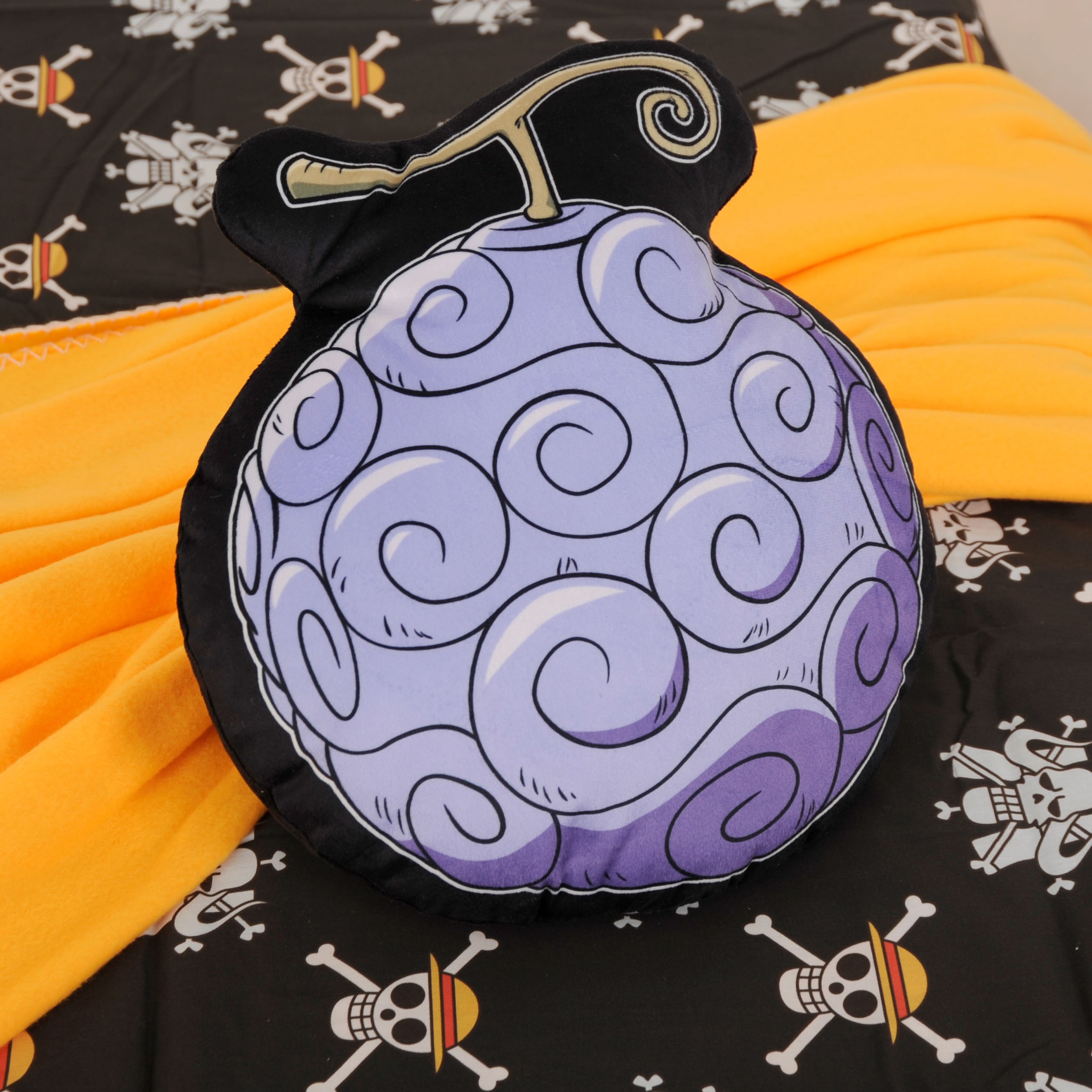   Coussin décoratif »One Piece« imprimé en couleurs vives