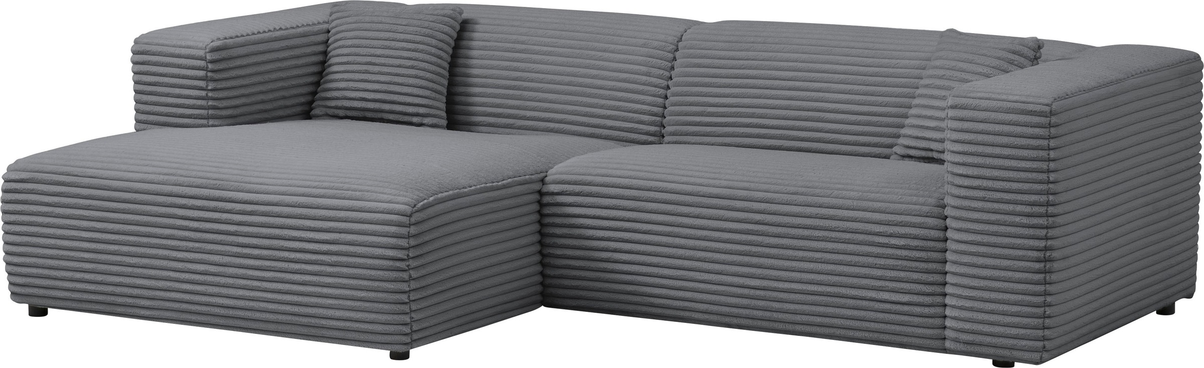 andas Polsterecke »BAKELS«, Ecksofa-Set (incl. Hocker) im trendigen Megacord