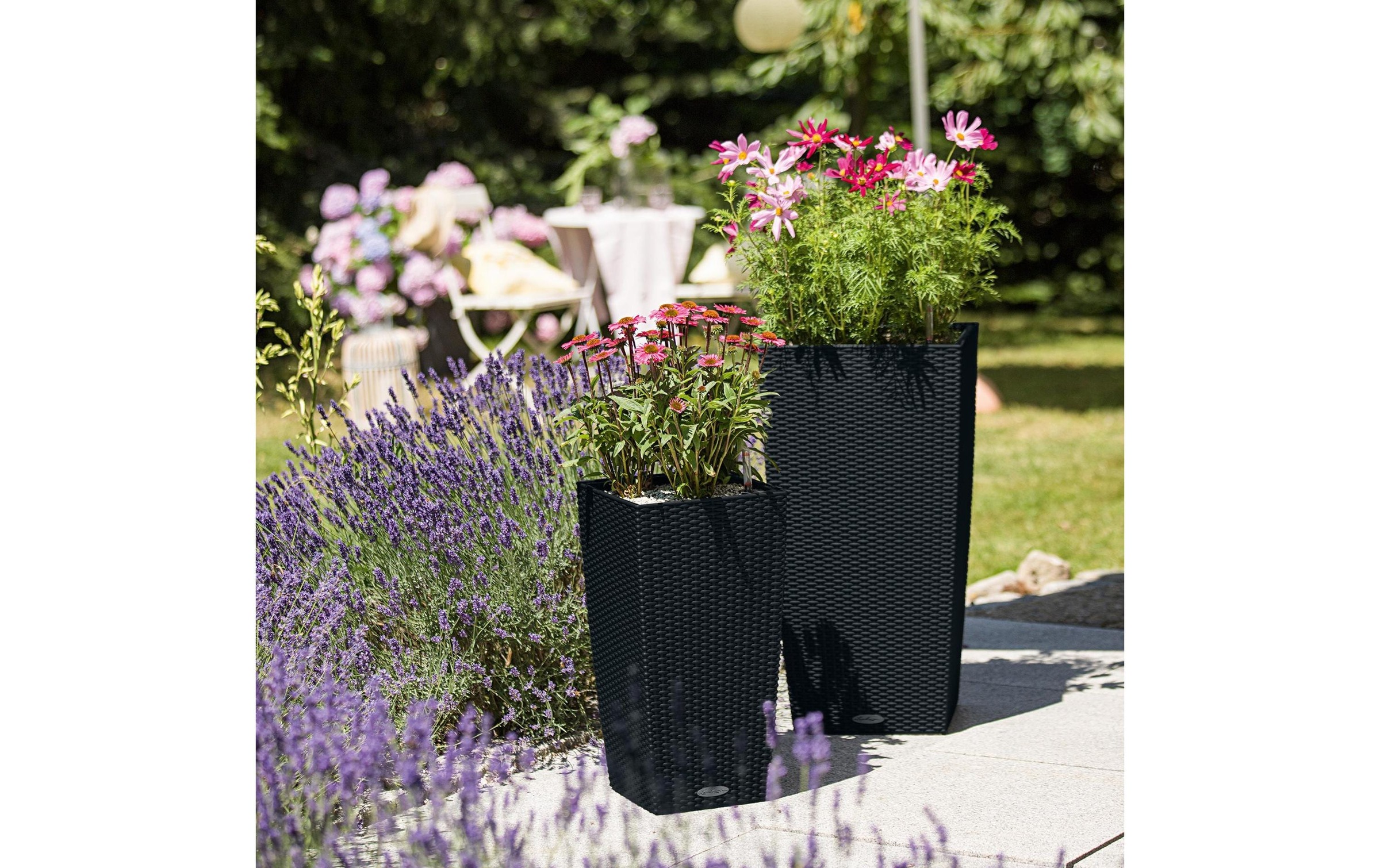   Blumentopf »Lechuza CUBICO Cottage 40 Graphit«