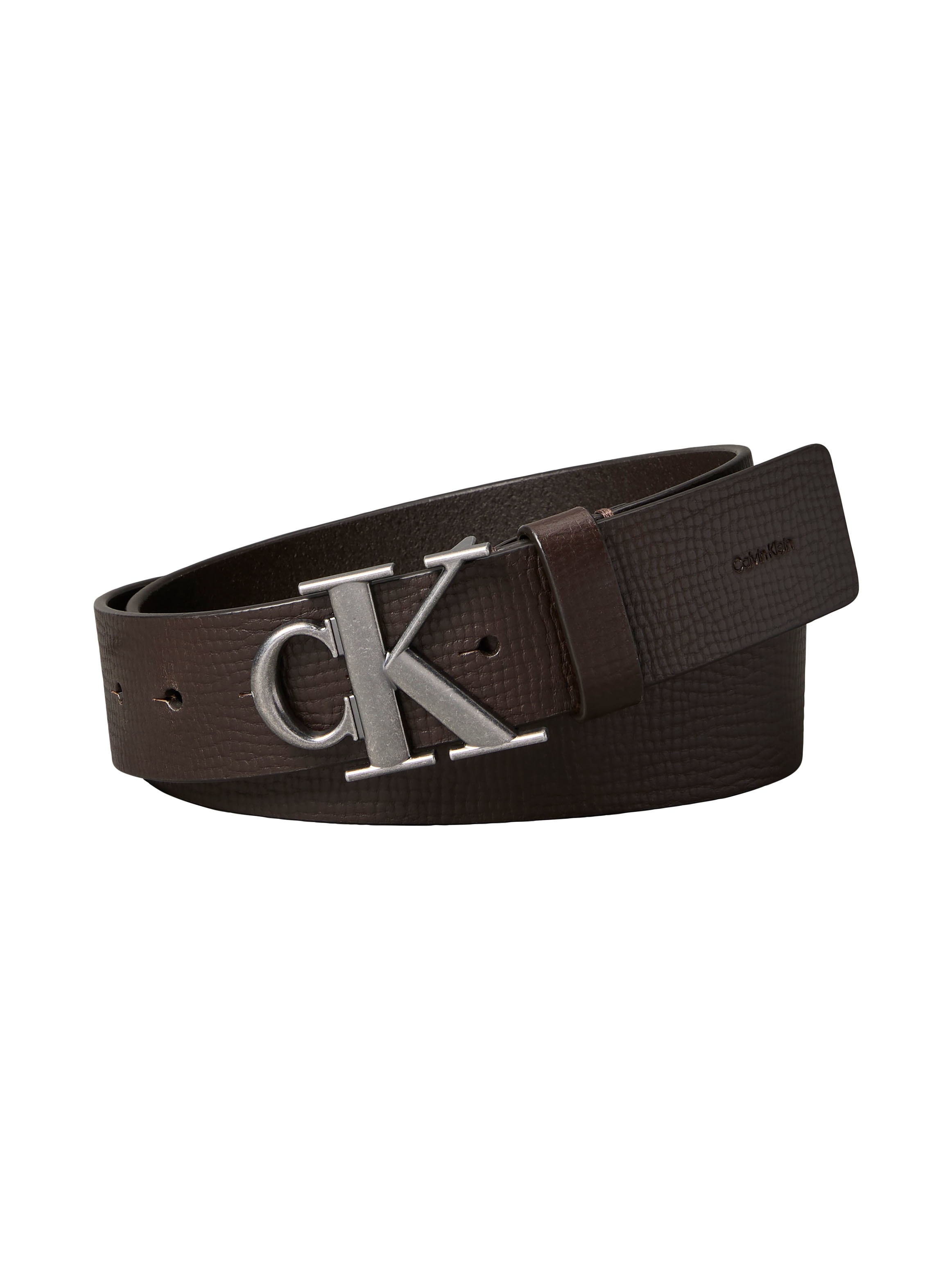 Image of Calvin Klein Ledergürtel "CK BUCKLE 40MM FIXED" Grössenverstellbar mit Metallschliesse