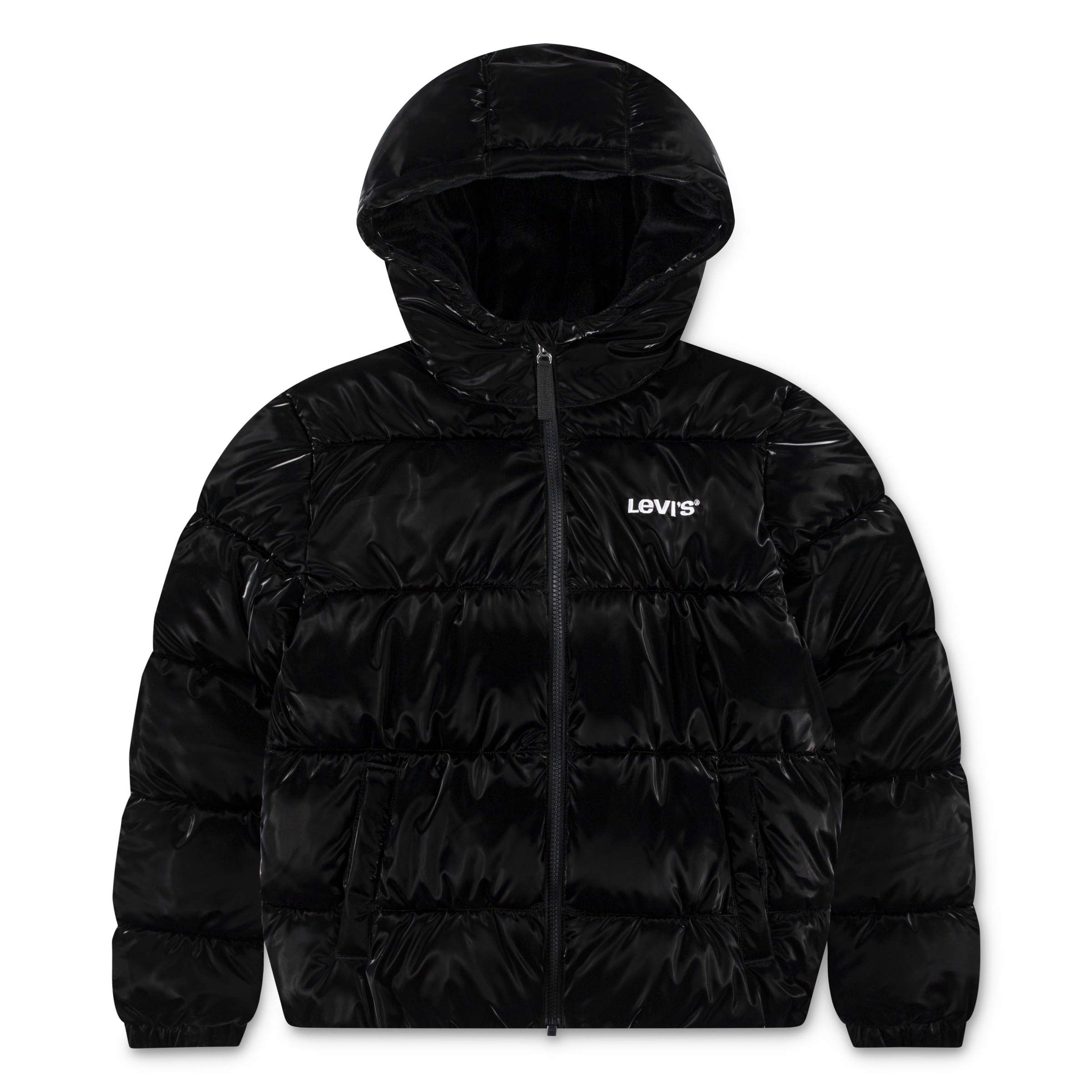 Image of Levis Kids Winterjacke "LVG SHINY HVWT PUFFER" mit Kapuze, Pufferjacke glänzend, for Girls