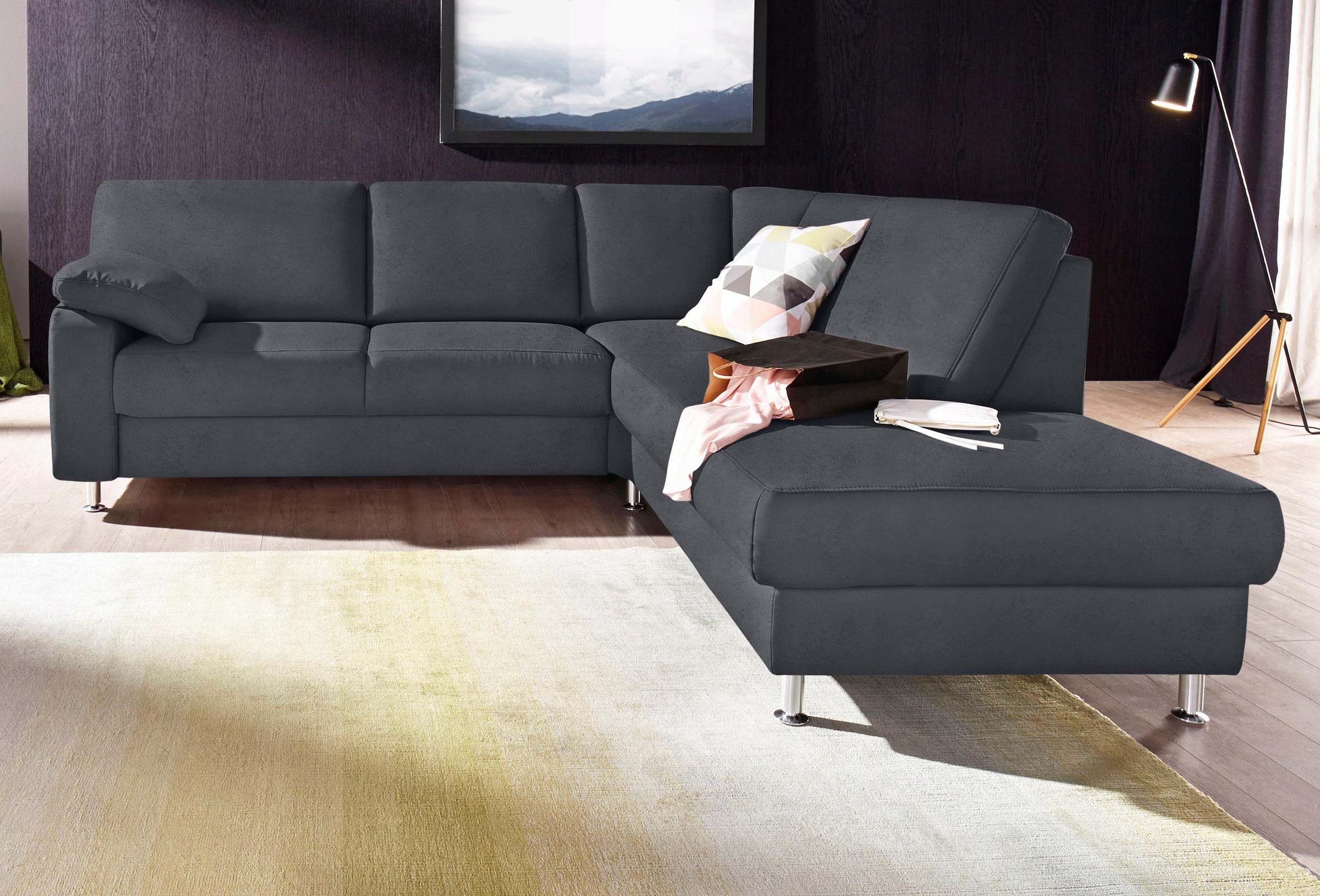 Image of sit&more Ecksofa "Belfort L-Form" wahlweise mit Vorziehsitz und Bettkasten