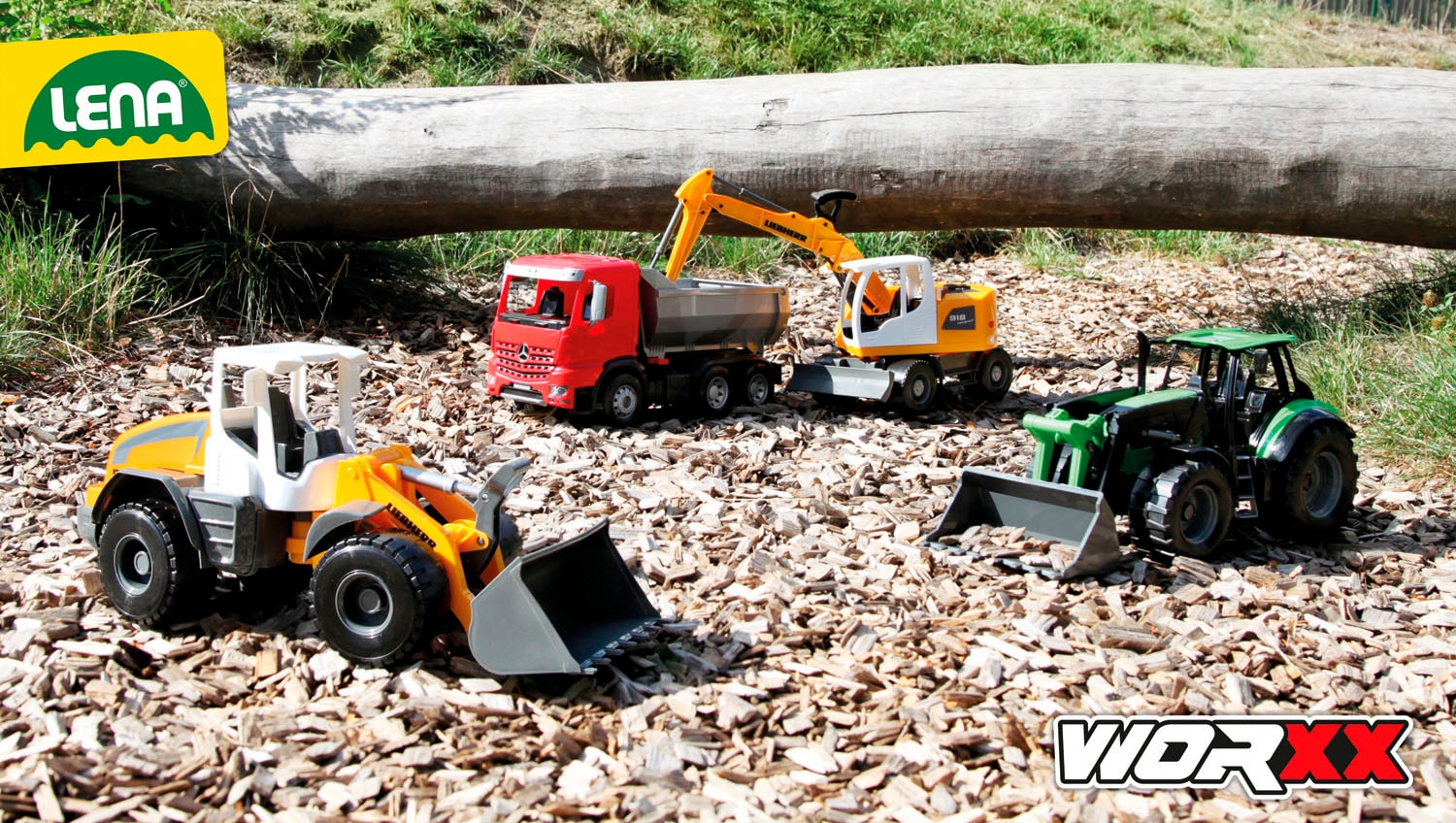 Lena® Spielzeug-Radlader »Worxx, Liebherr L538« Made in Europe