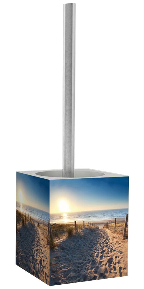 Sanilo Set d'accessoires de salle de bain »Düne« WC-Sitz, Badteppich, Stöpsel, Seifenspender und WC-Bürste