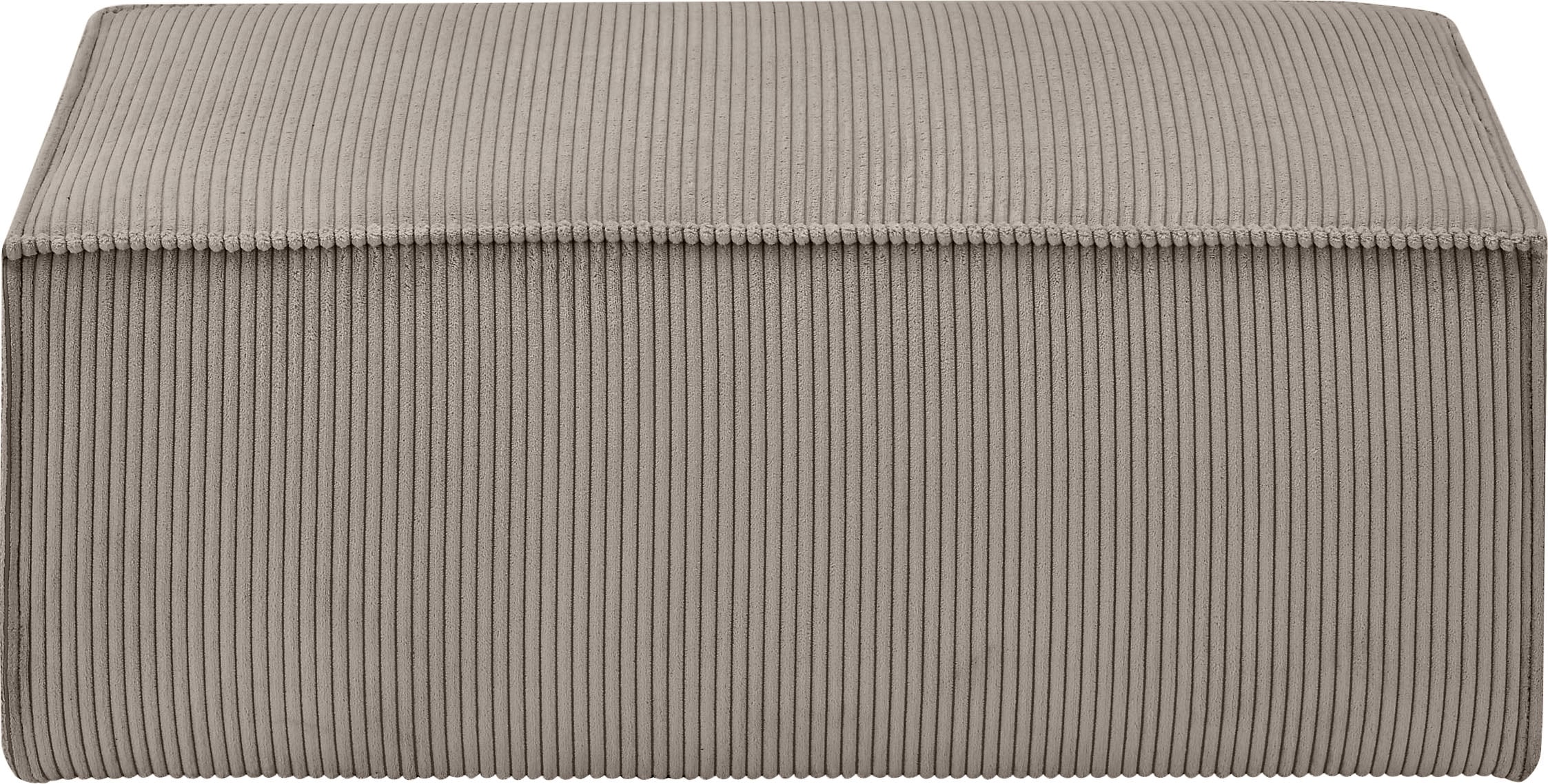 Home affaire Hocker »SHERWOOD, Polsterhocker in 3 Stoffarten verfügbar« passend zur Polster-Serie SHERWOOD