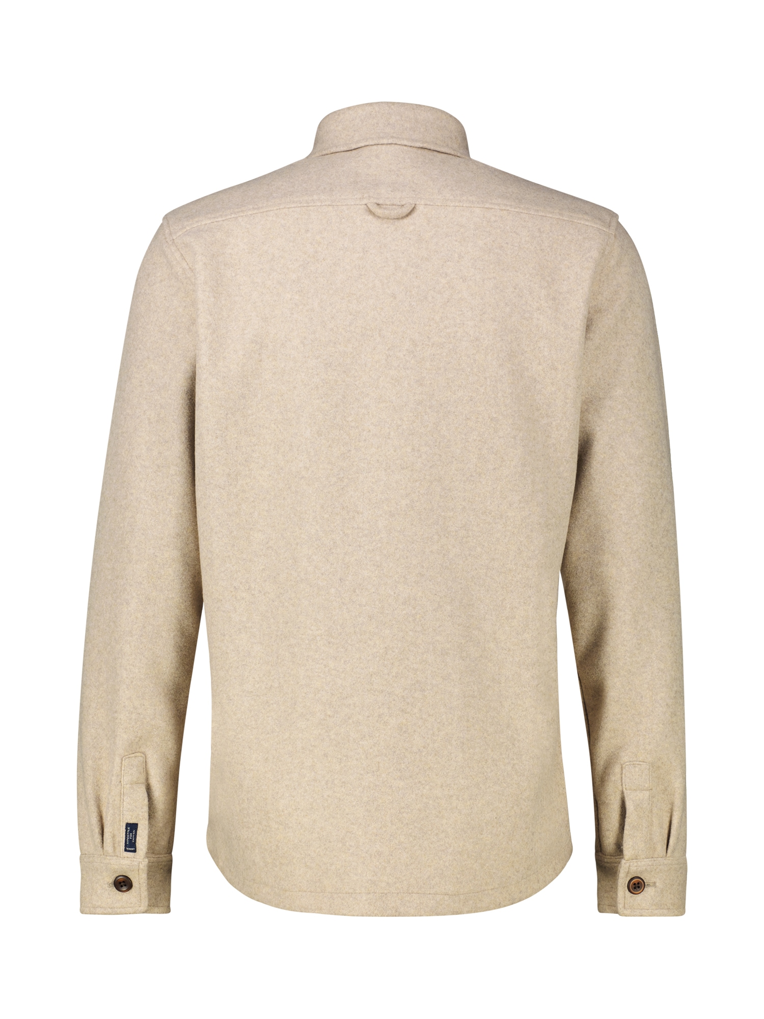 LERROS Langarmhemd »LERROS Übergrössen-Hemdjacke in Wolloptik«