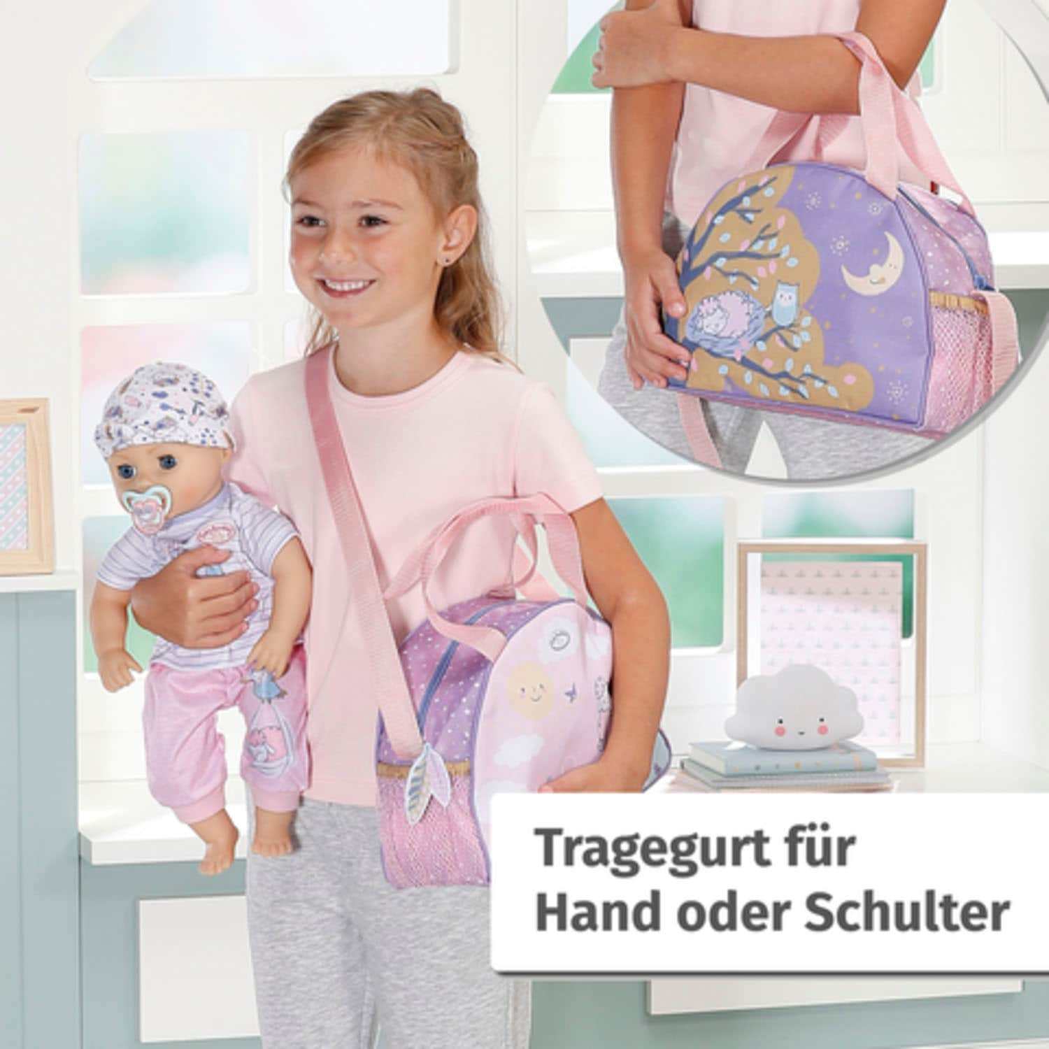 Baby Annabell Puppen Wickeltasche, mit Zubehör