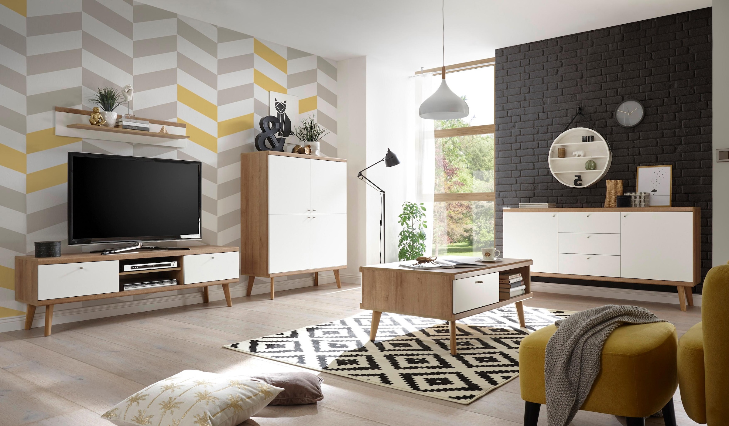 cm, der freundin Collection versandkostenfrei Scandi aus andas Lowboard auf Breite »Merle«, ♕ Design, Home 160