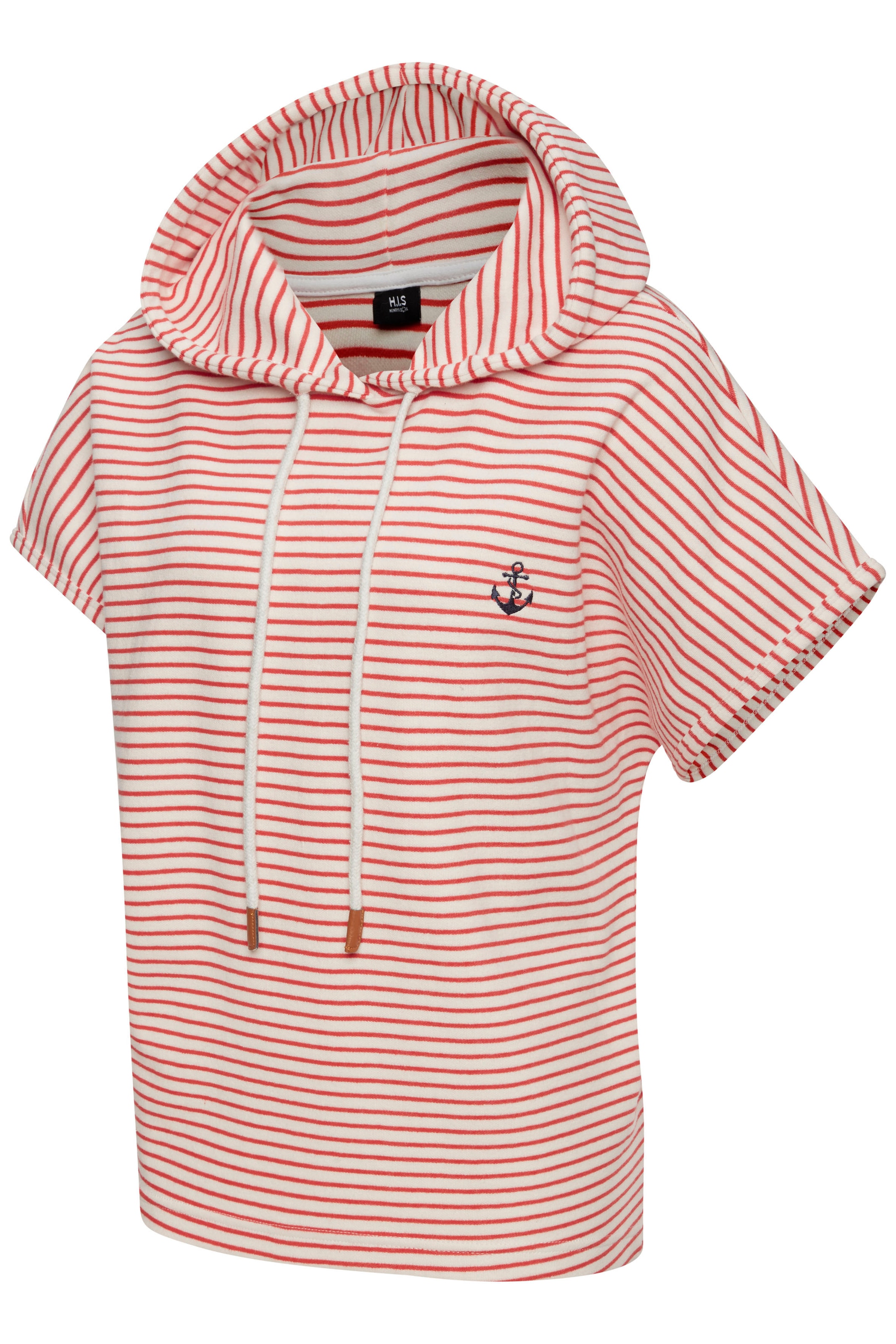 H.I.S Sweatshirt, gestreift und mit Kapuze, Loungewear