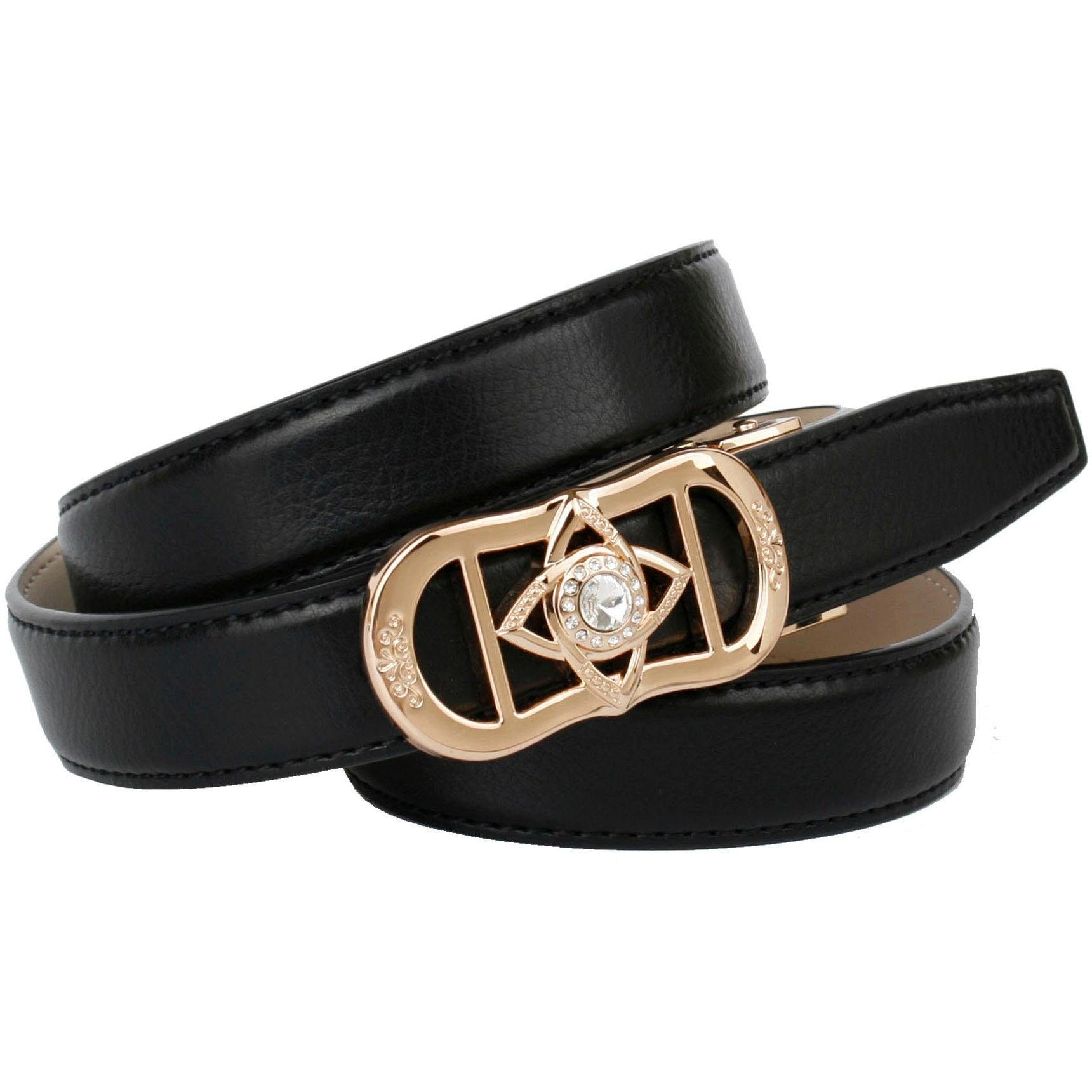 Image of Anthoni Crown Ledergürtel, mit exklusiver Koppelschliesse, Ton in Ton Steppung bei Ackermann Versand Schweiz