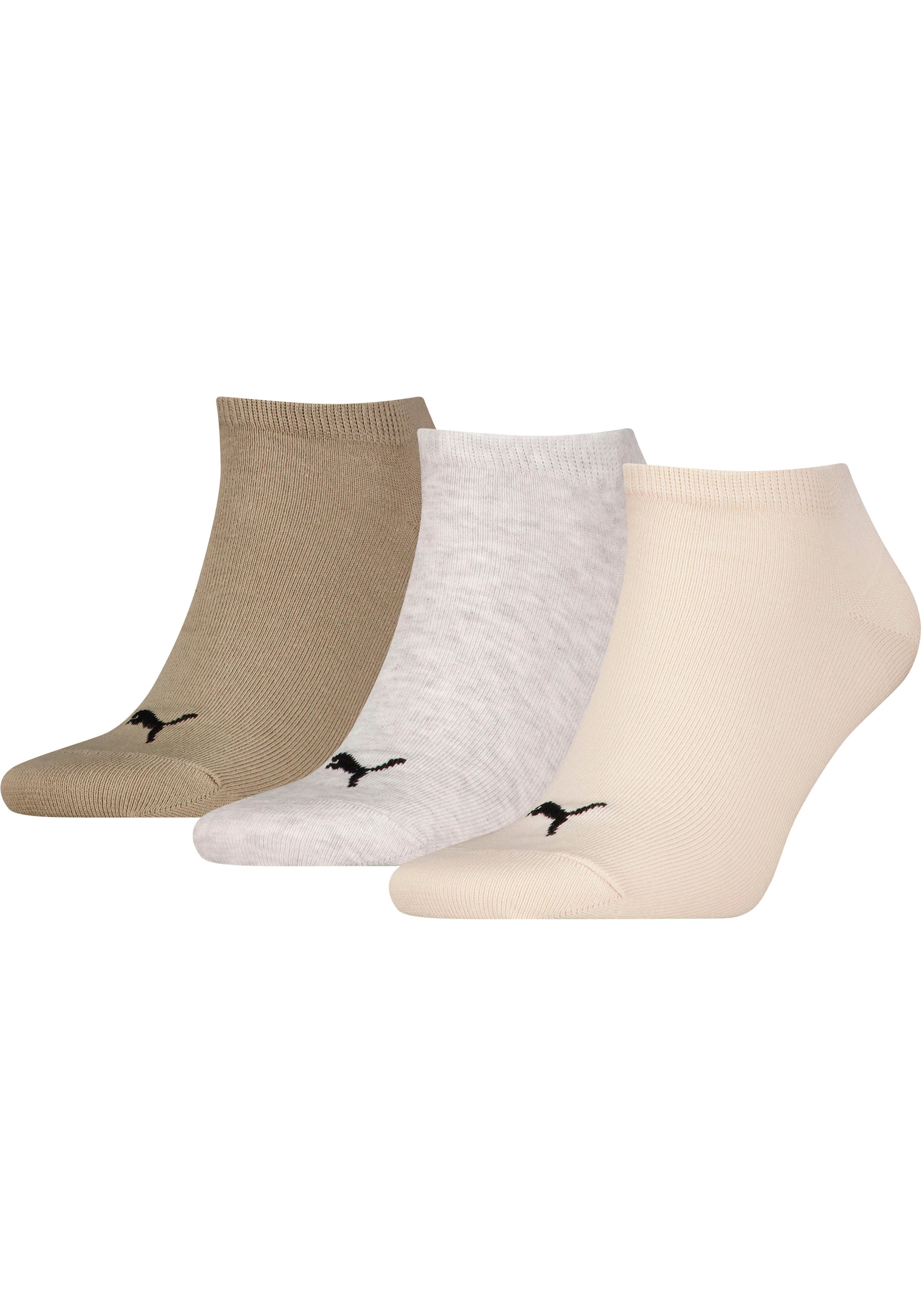 Sneakersocken »UNISEX SNEAKER PLAIN«, (3 Paar), mit Logostickerei