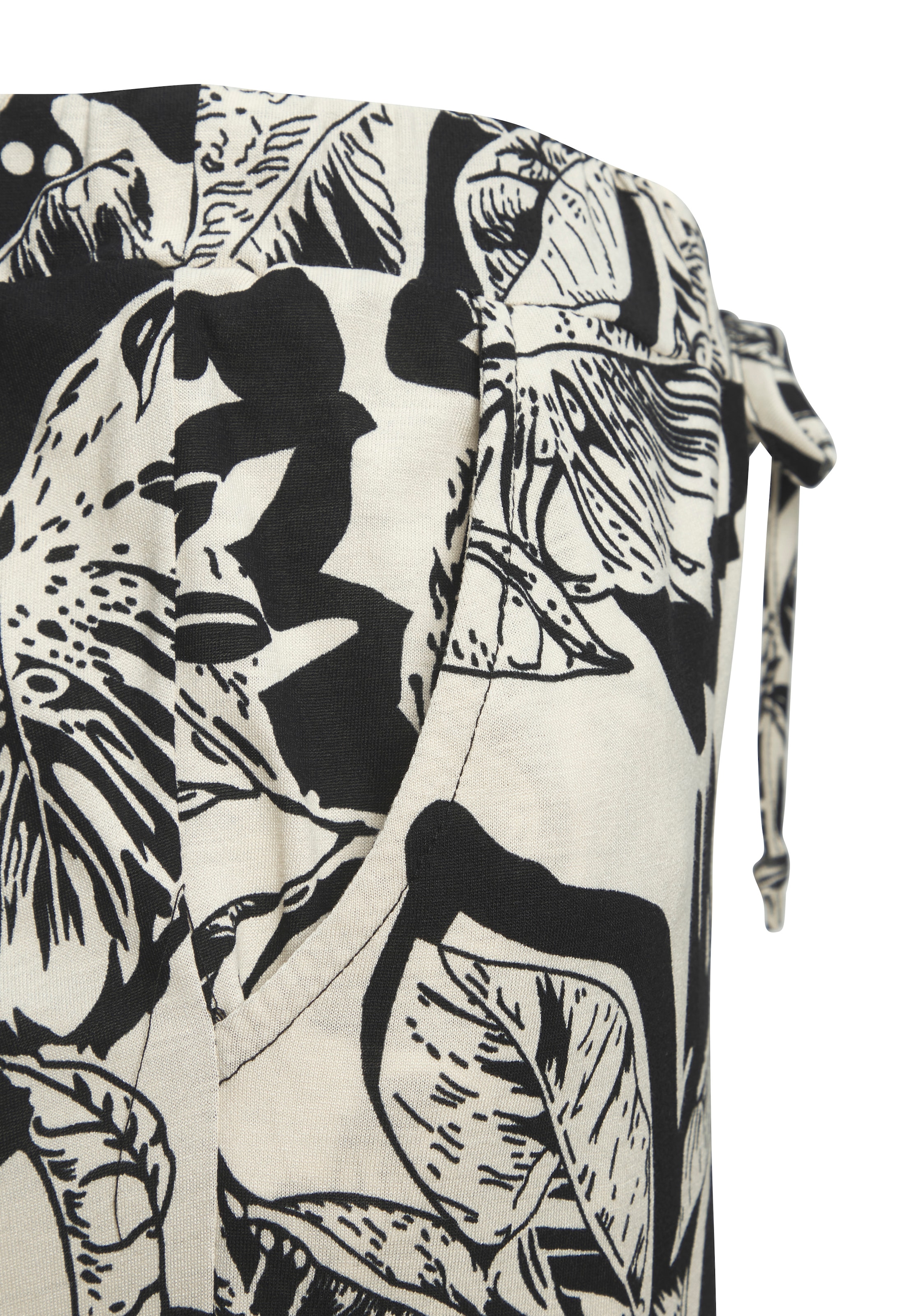 Vivance Pantalon palazzo  mit Alloverdruck aus Jersey