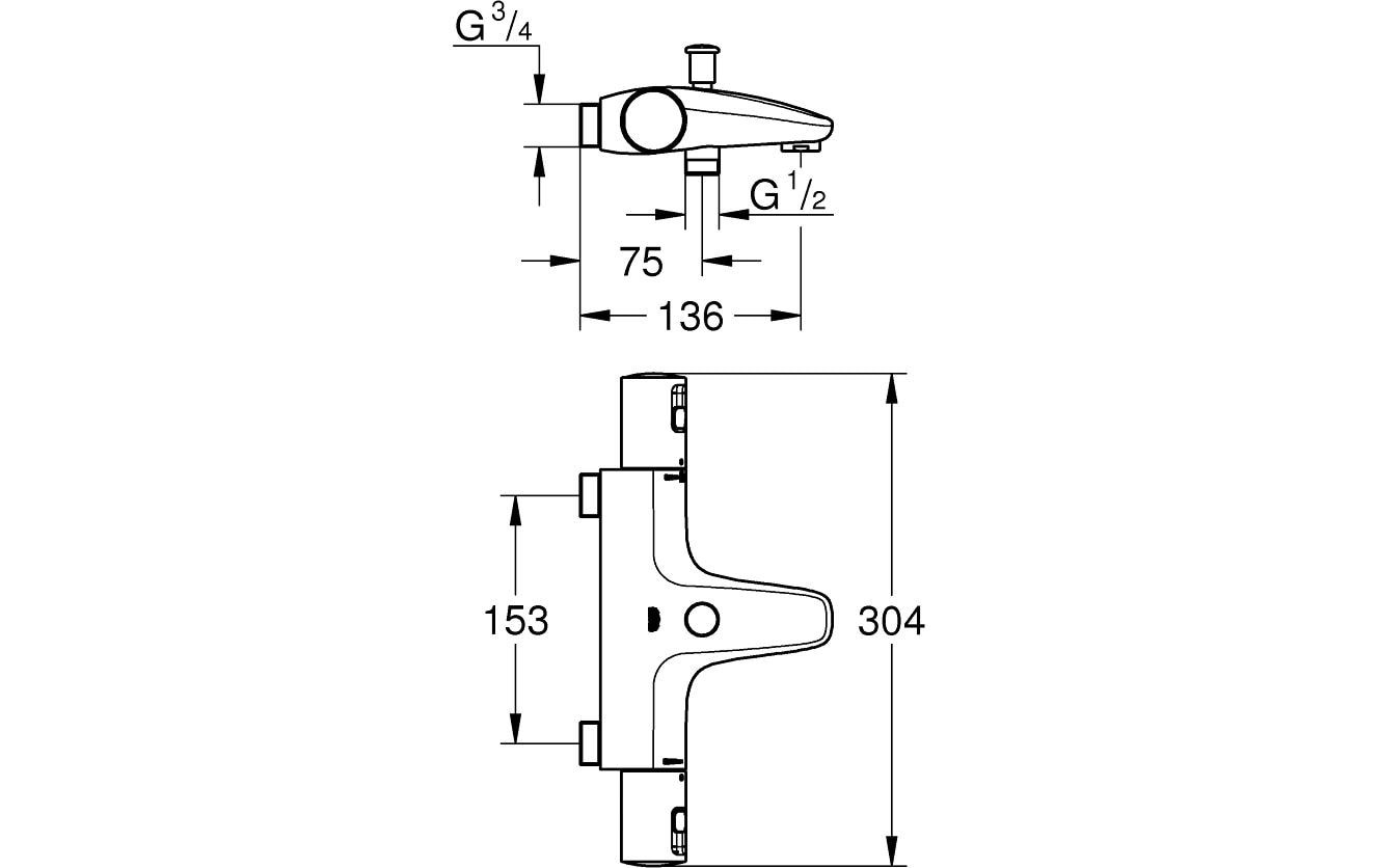Grohe Duscharmatur »Precision Start«