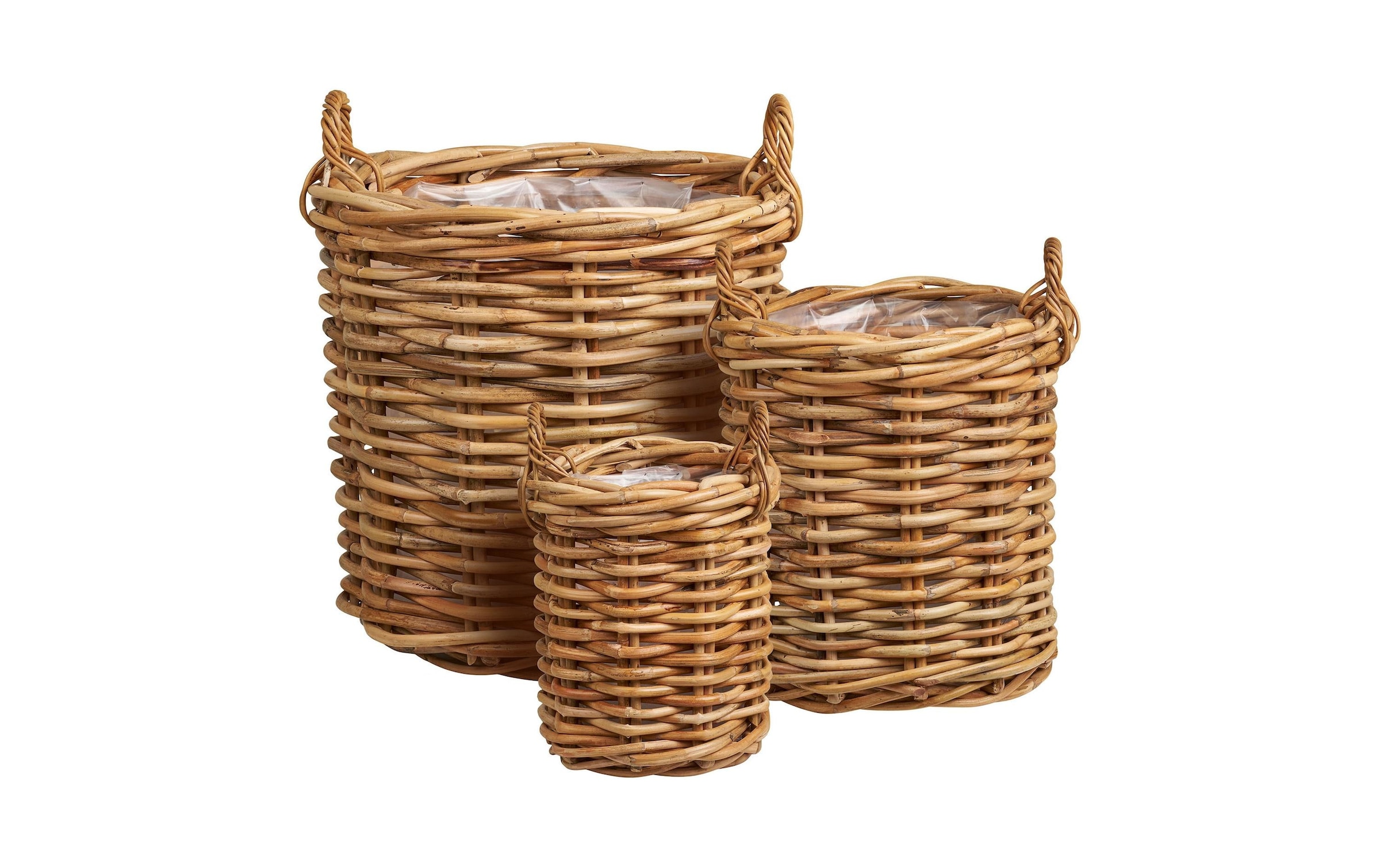 House Nordic Pflanzkübel »Burton Korb 3er Set«