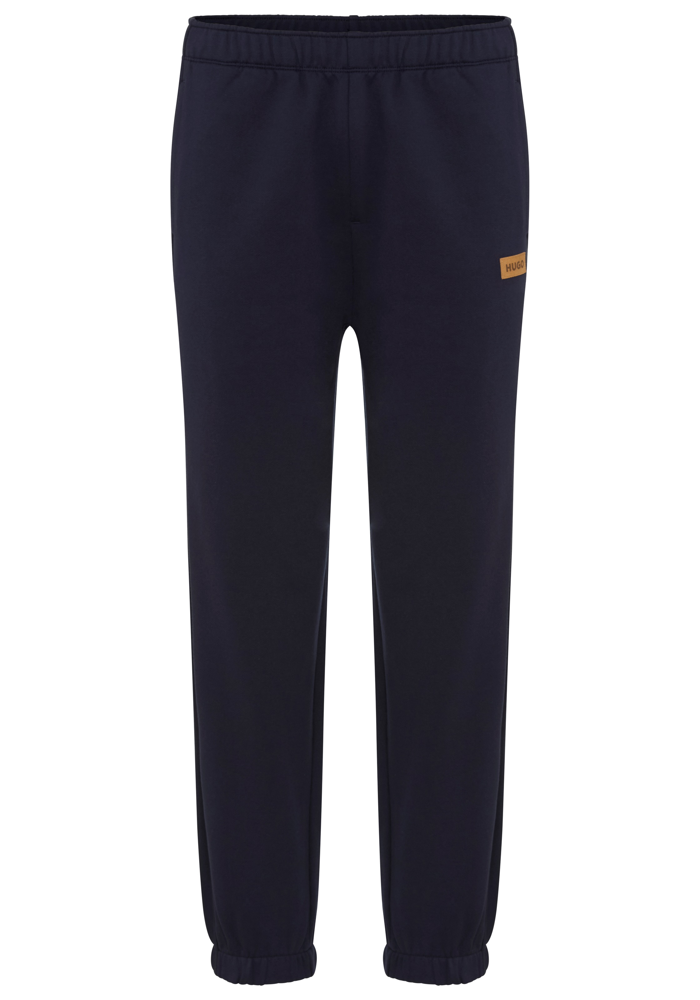 HUGO Pantalon sweat »Nevatro«  Regular Fit, Zierhosenschlitz, elastische Bündchen