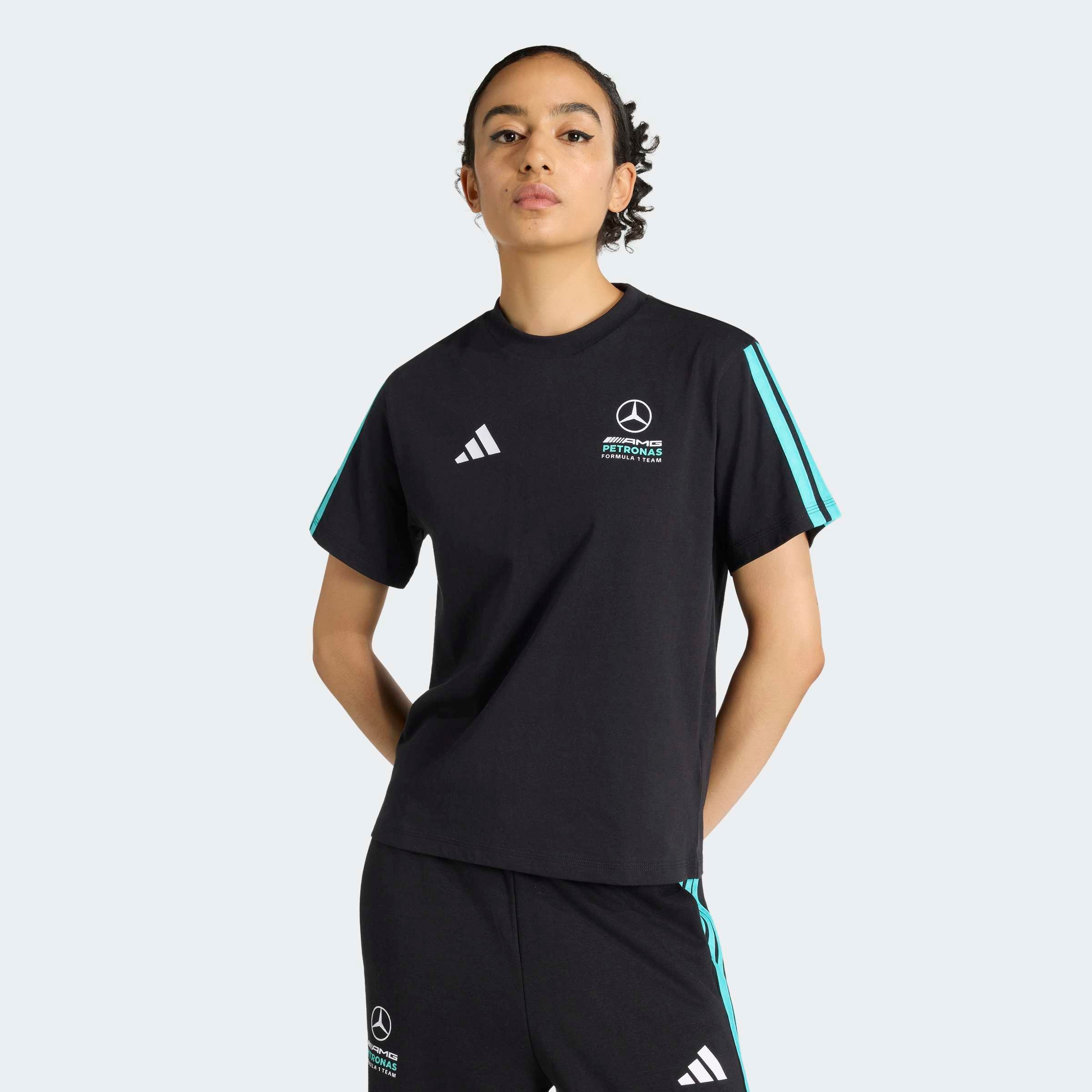 Image of adidas Performance T-Shirt "MERCEDES - AMG PETRONAS FORMULA 1 TEAM DNA"
