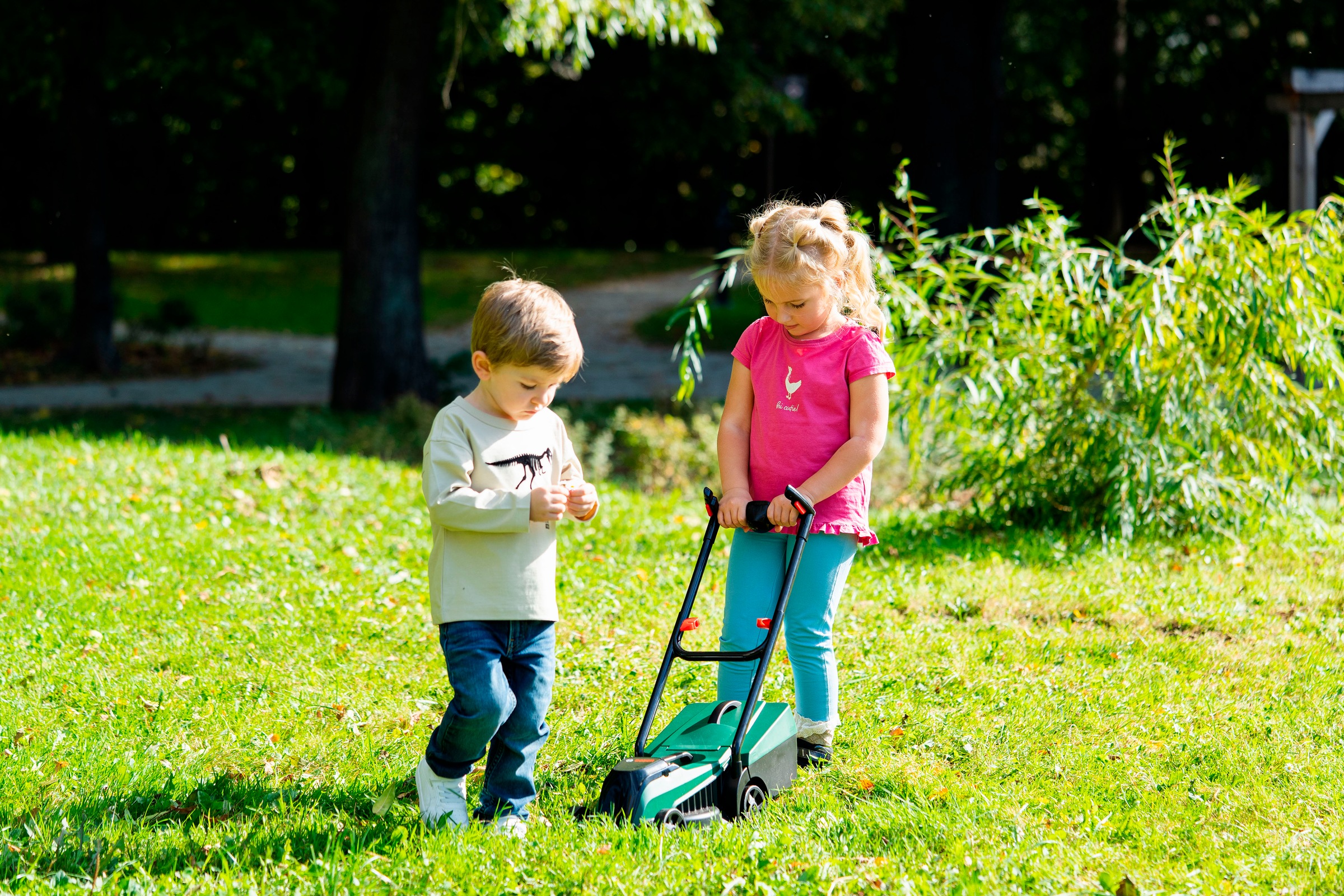 Klein Kinder-Rasenmäher »Bosch mini, Rotak II«, Made in Germany