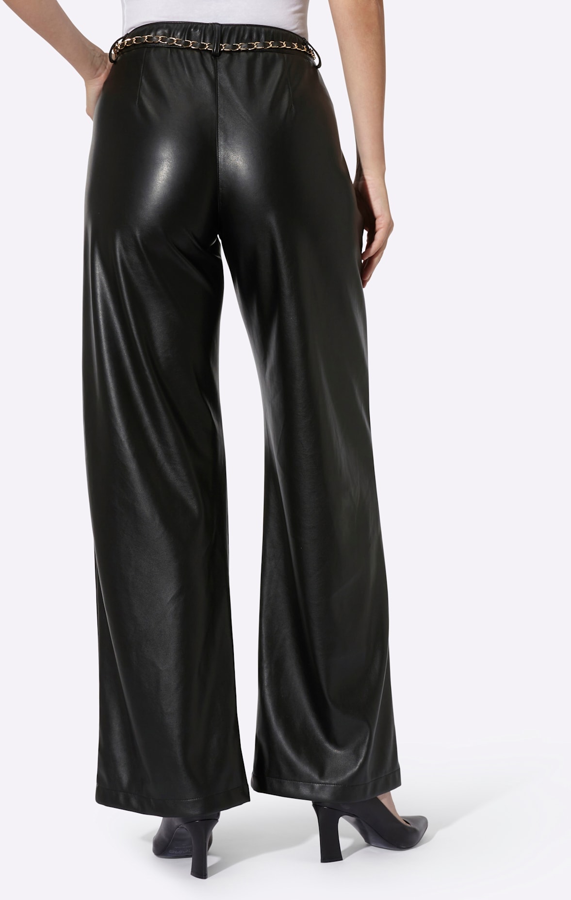 heine Pantalon imitation cuir