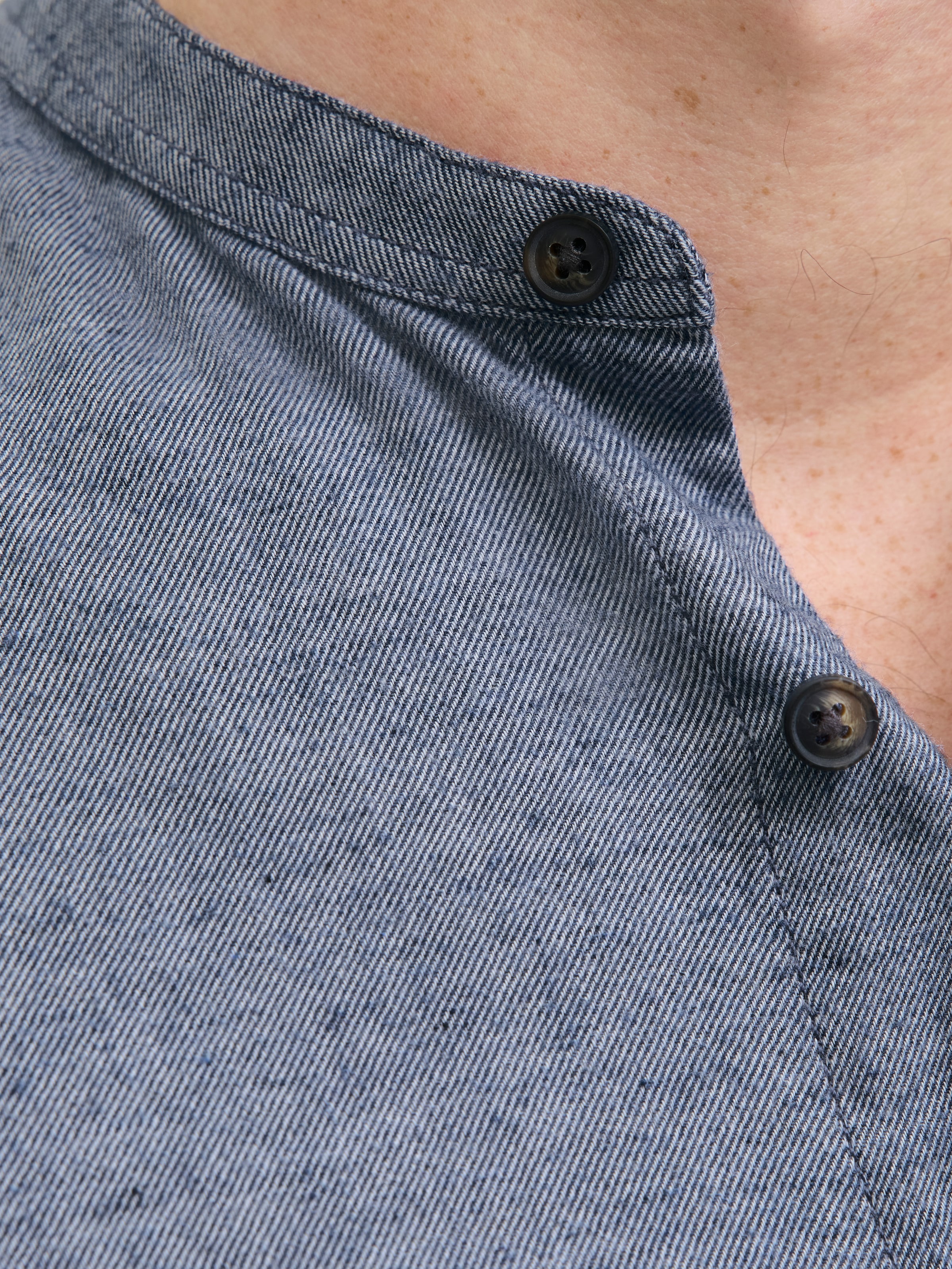Jack & Jones Langarmhemd »JJEBAND MELANGE SHIRT L/S SN«