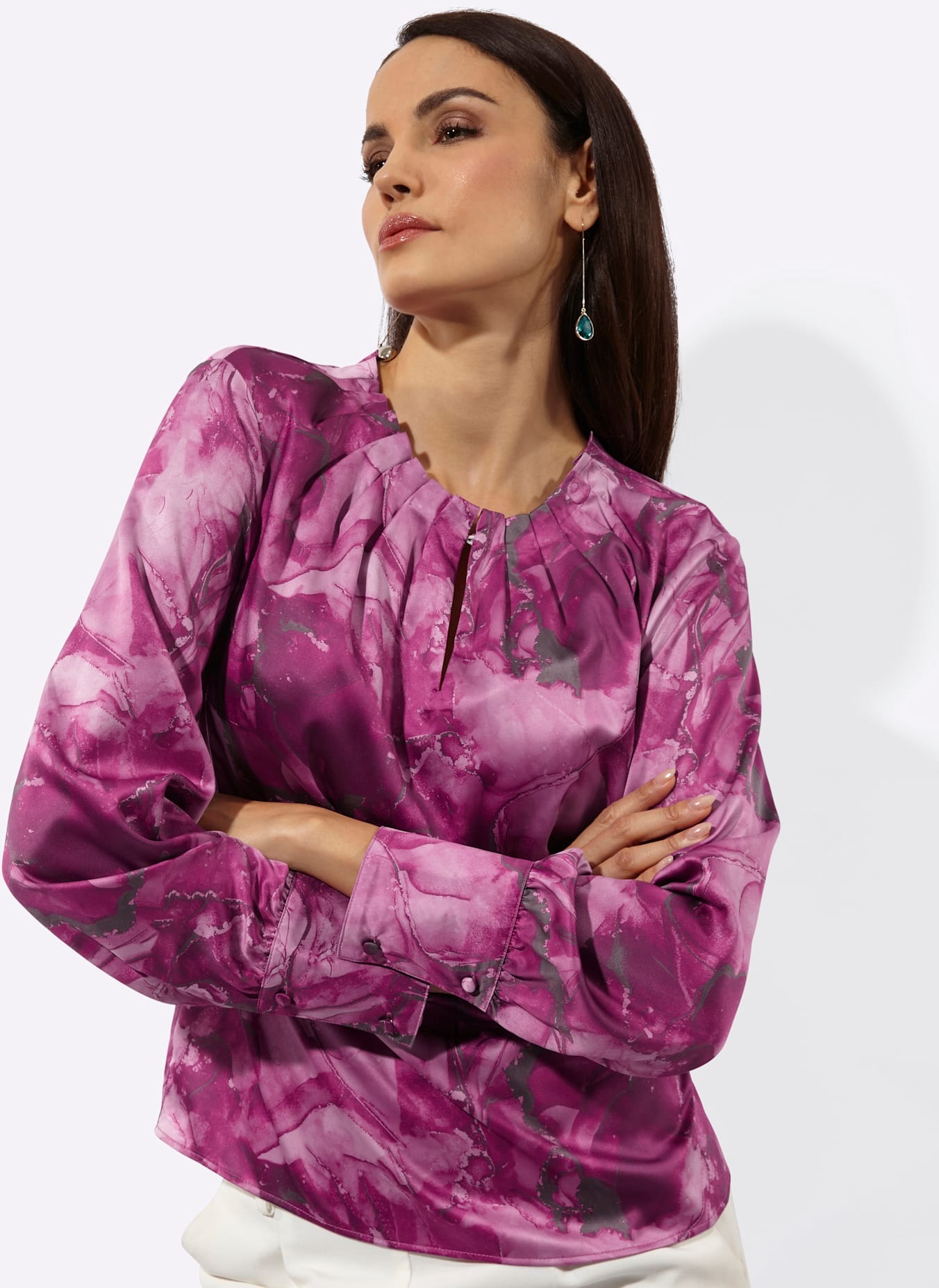 creation L Druckbluse