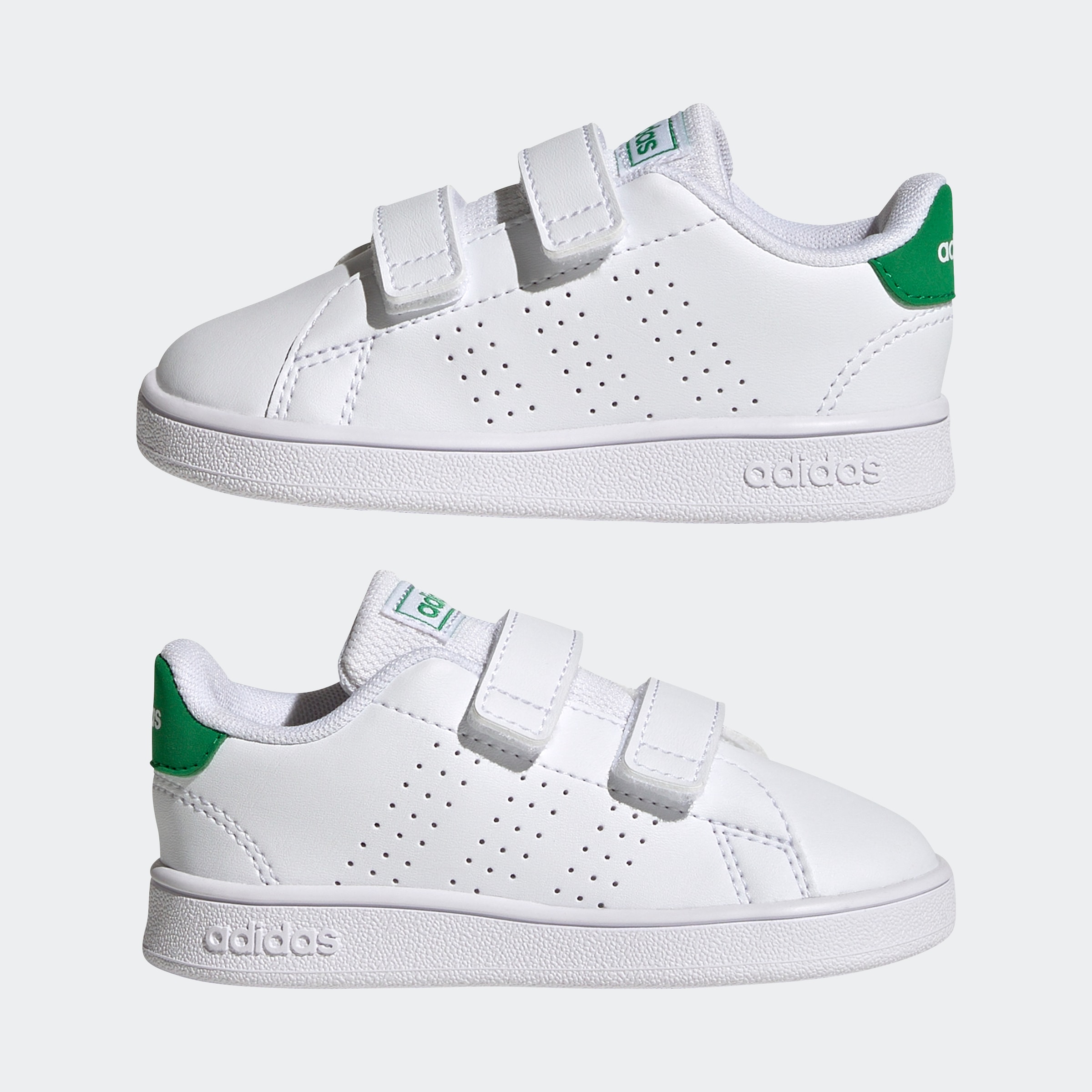 adidas Sportswear Sneakers »ADVANTAGE LIFESTYLE COURT TWO HOOK-AND-LOOP«  Design inspiré des adidas Stan Smith, pour enfants