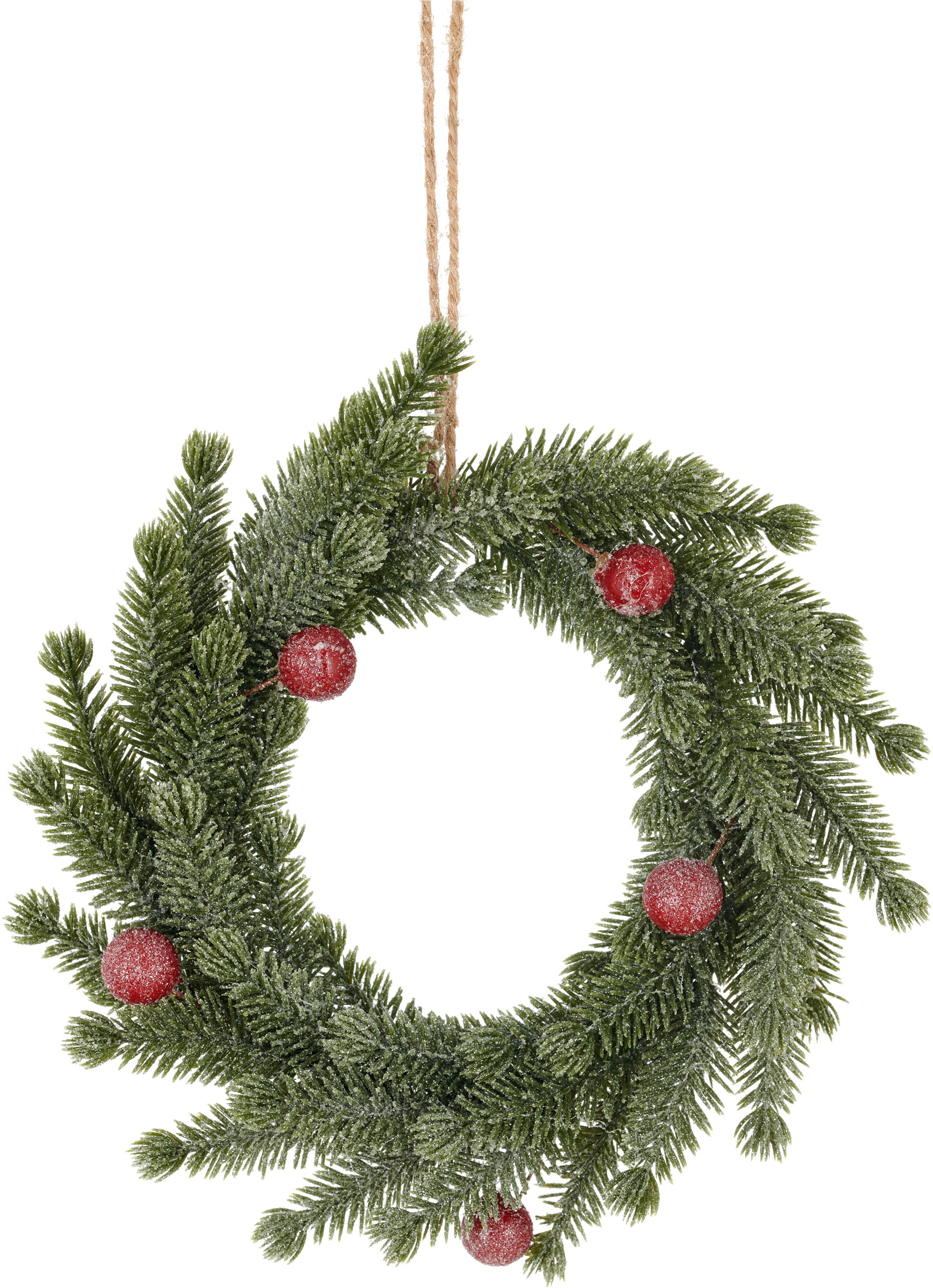 Creativ green Kunstkranz »Tannenkranz« mit Frost-Optik