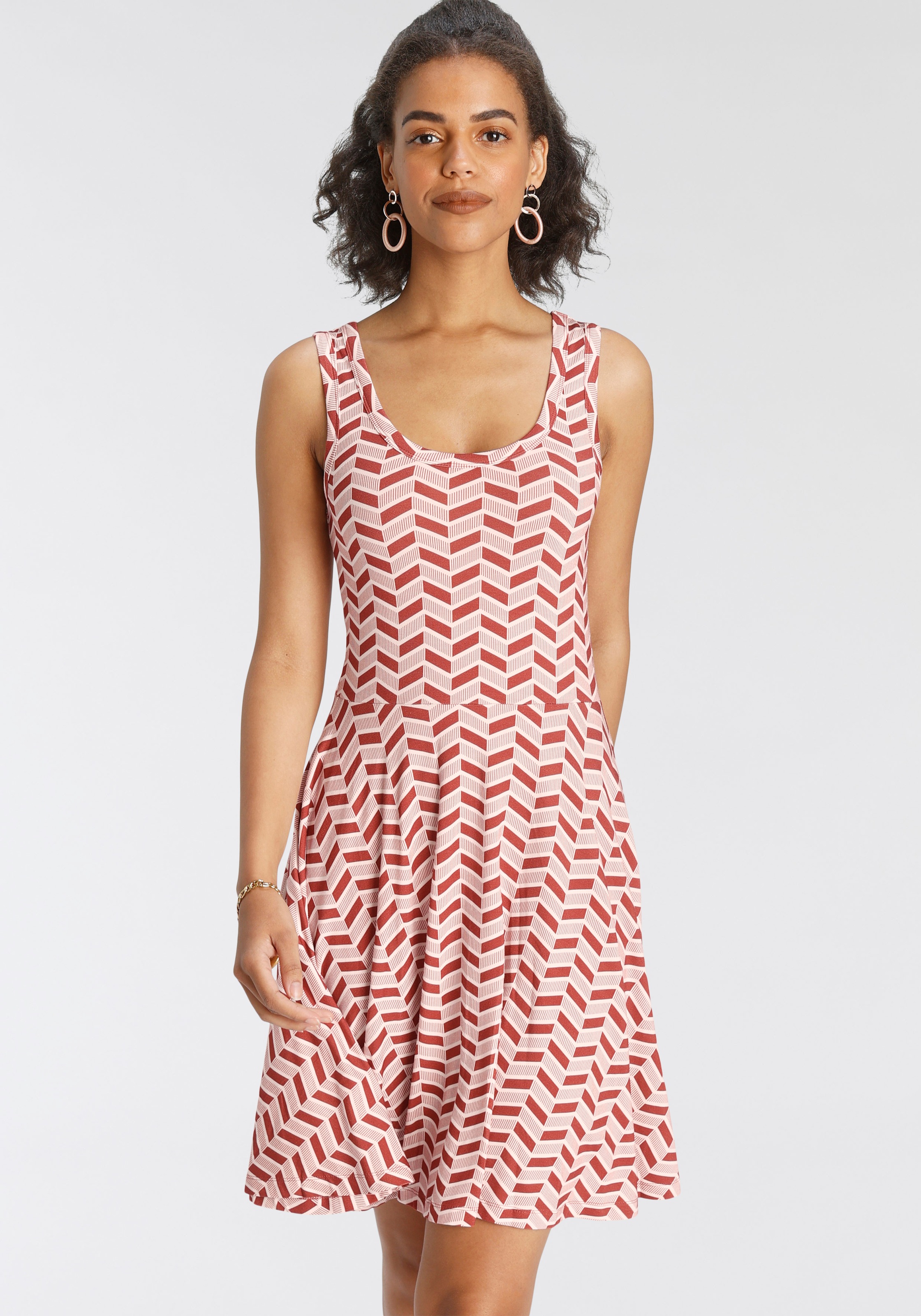 Image of Laura Scott Jerseykleid, mit weit schwingendem Saum bei Ackermann Versand Schweiz