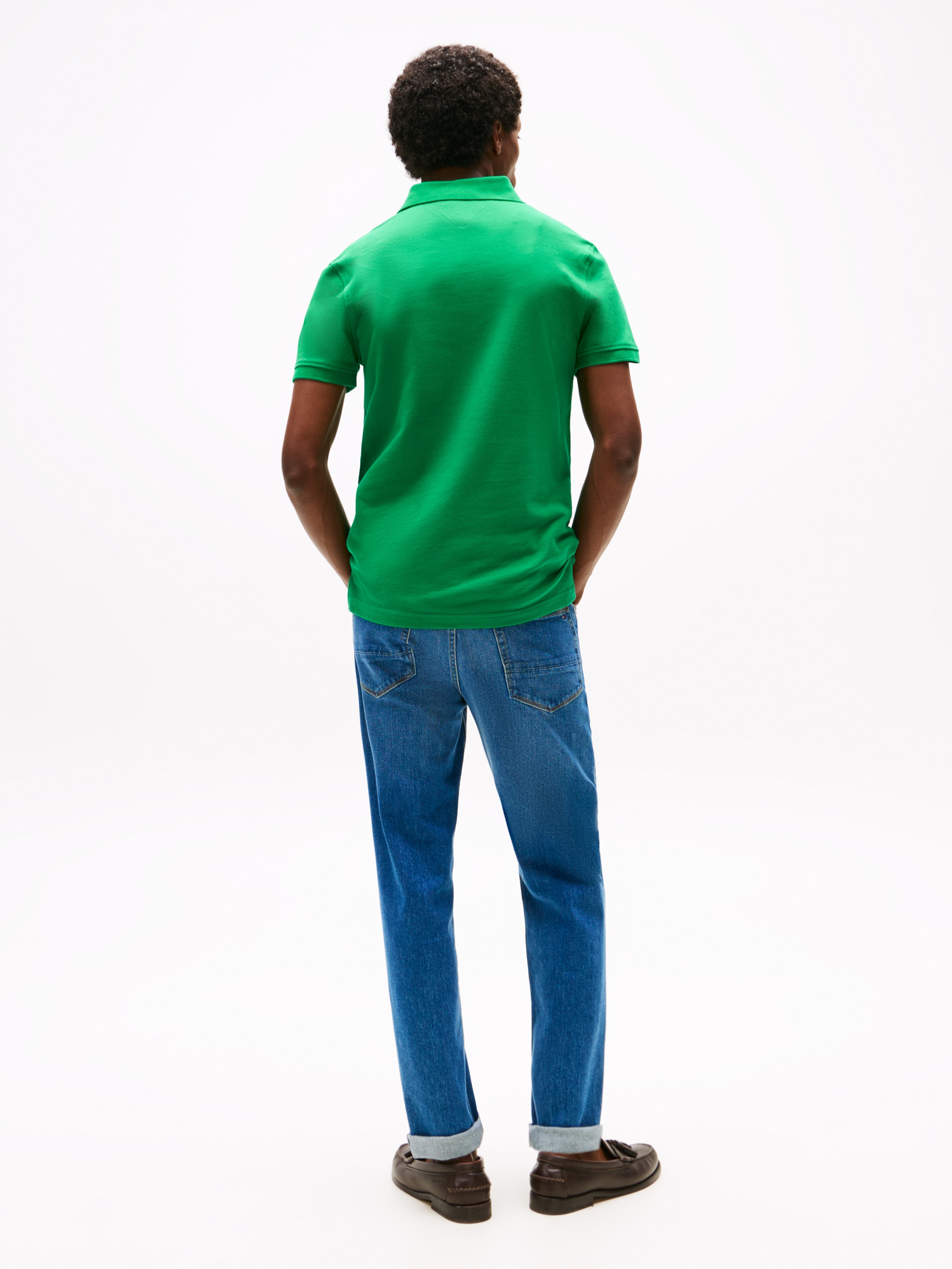 Tommy Hilfiger Poloshirt »1985 SLIM POLO«, aus leicht strukturiertem Piqué-Material