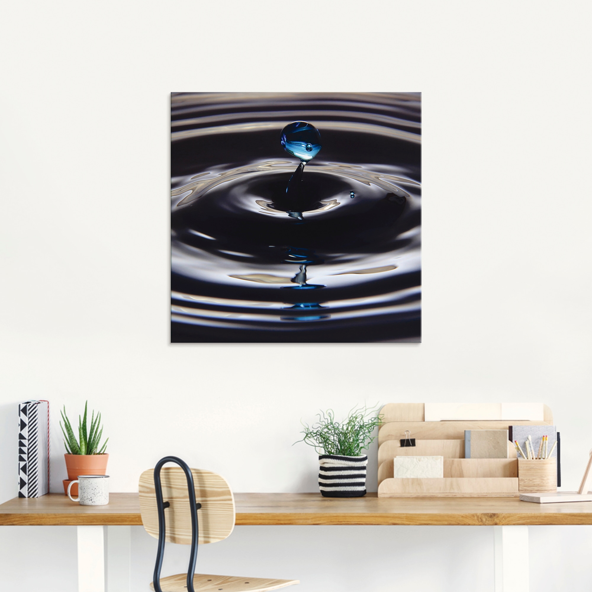 Artland Glasbild »Verlorener Tropfen«, Zen, (1 St.), in verschiedenen Grössen