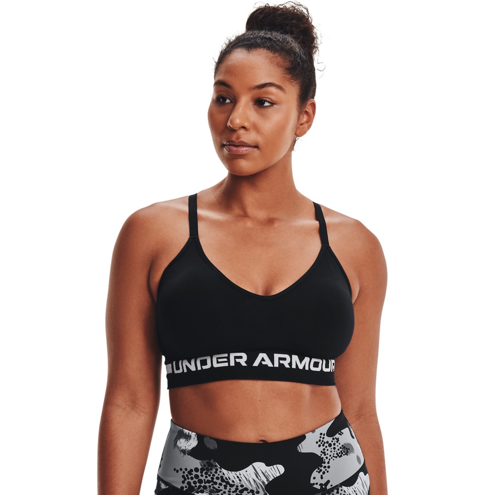 Image of Under Armour Sport-BH "UA SEAMLESS LOW LONG BRA" für Aktivitäten mit geringer Belastung, nahtlose Passform