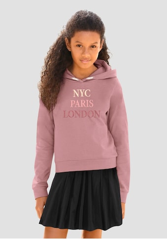 Kapuzensweatshirt »NYC Paris London«