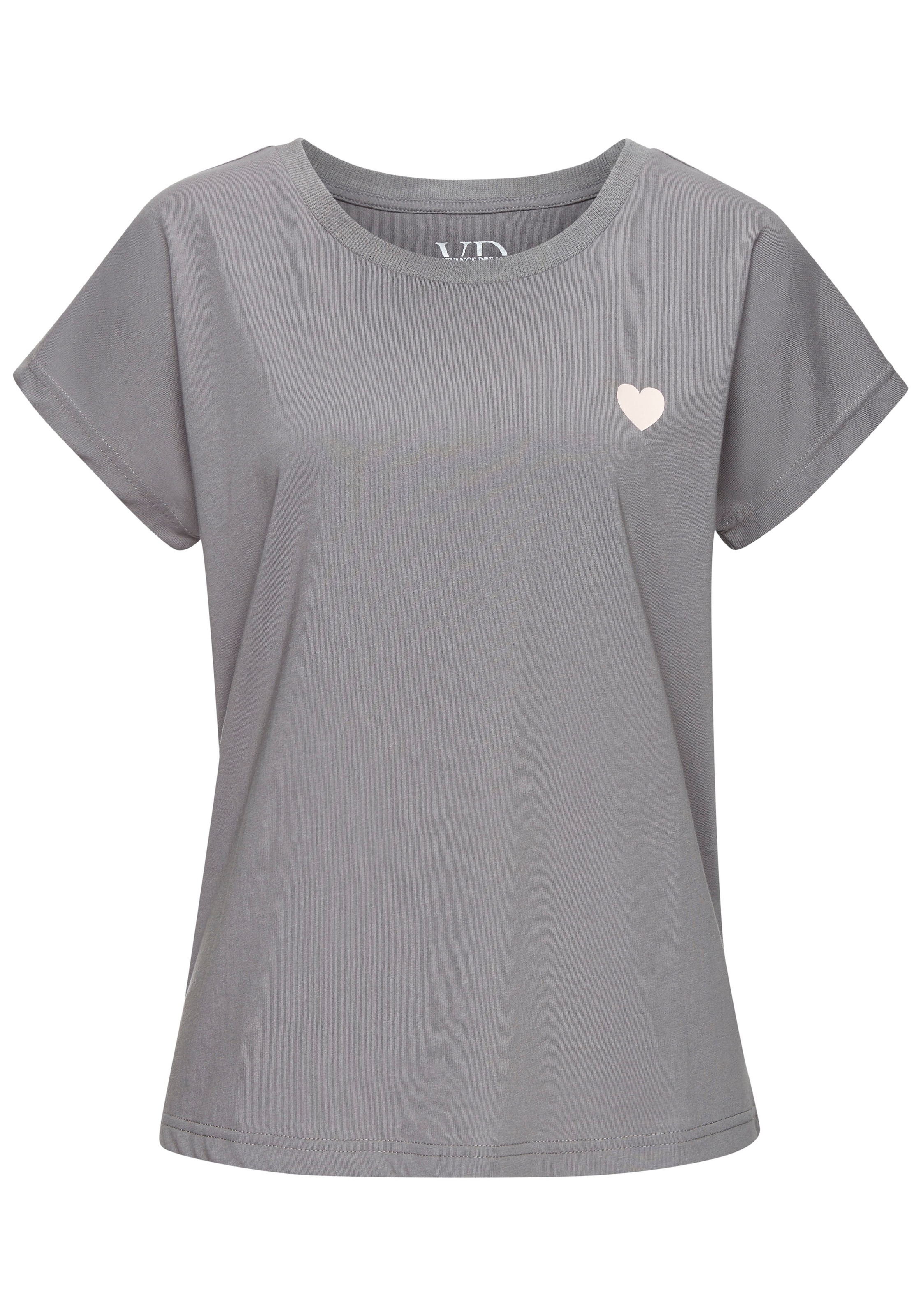 Vivance Dreams Pyjama Packung, 2er Pack, 4 tlg. mit süssem Herzmuster