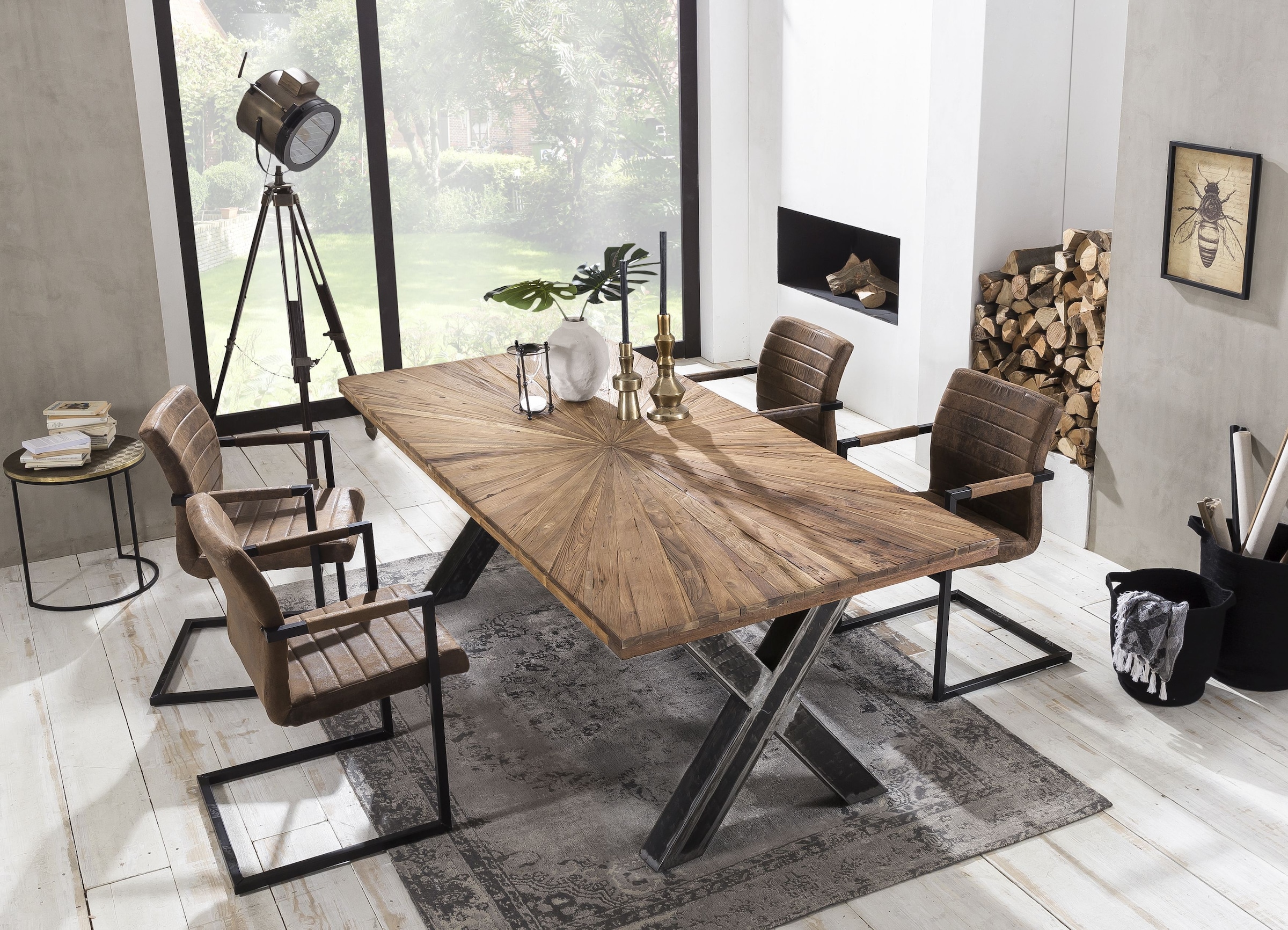 SIT Tischbein 1 Stk. tlg. im Used-Look