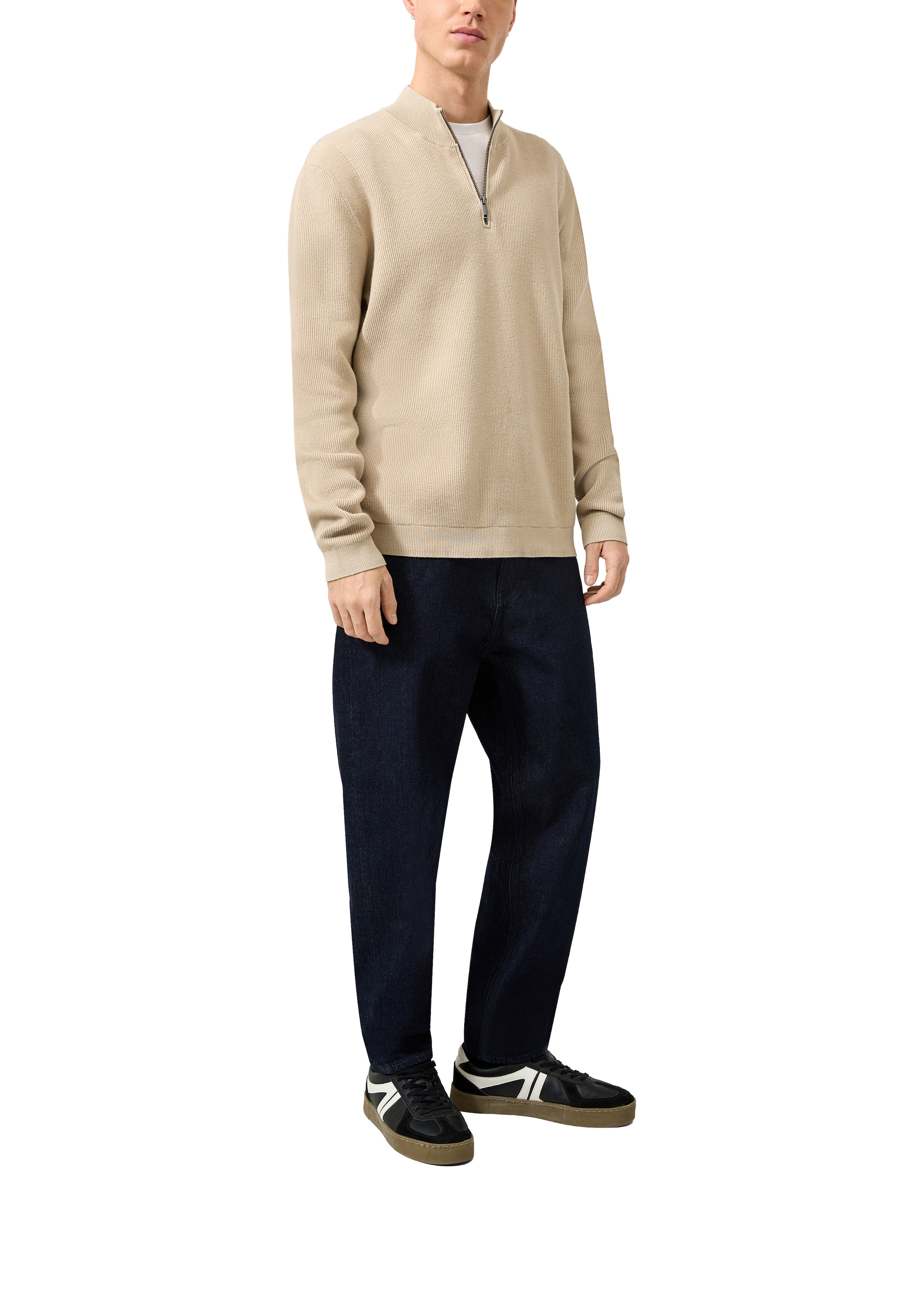 QS Troyer Strickpullover mt Troyer-Kragen