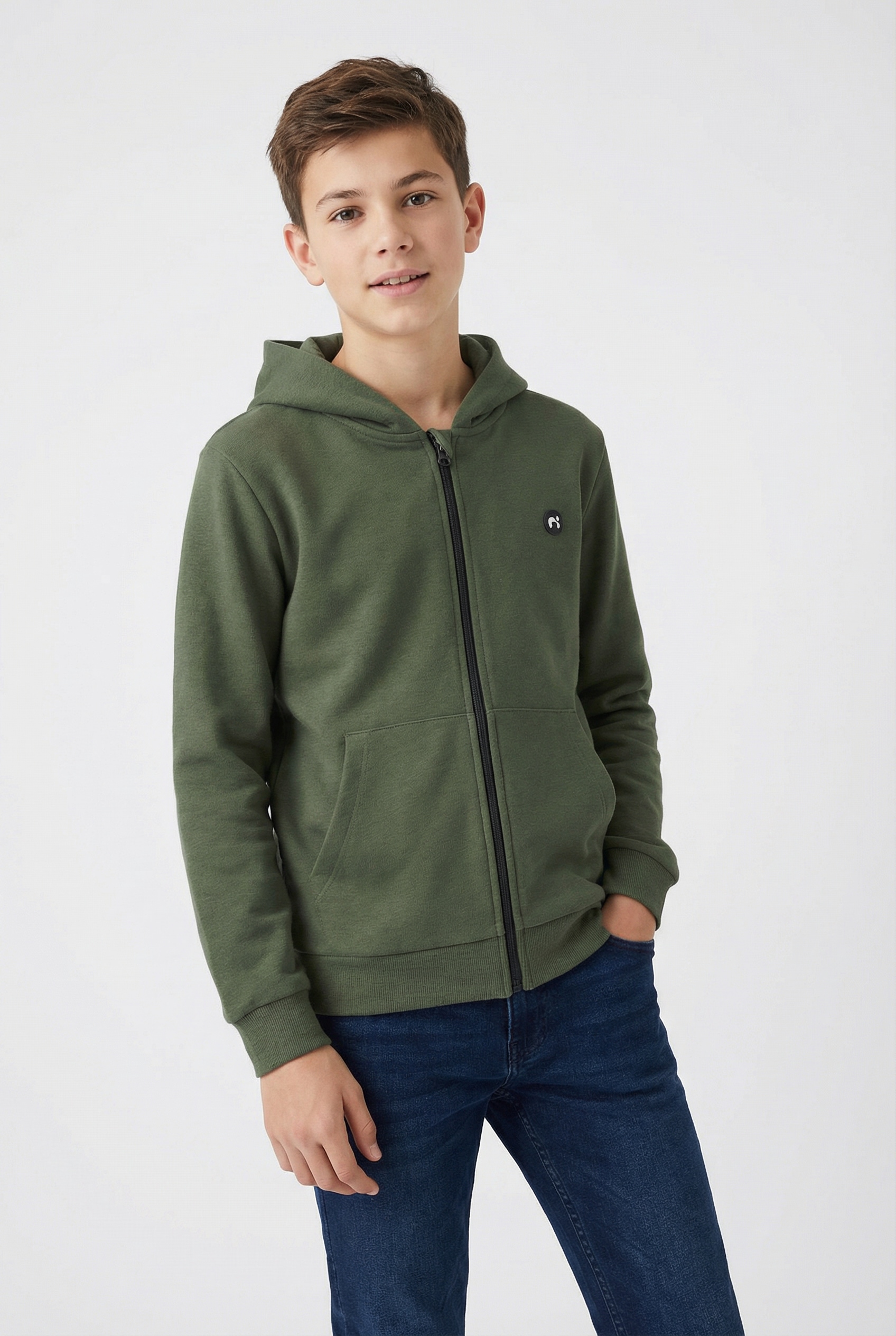 Name It Sweat à capuche »NKMVIMO LS SWEAT CARD BRU NOOS«