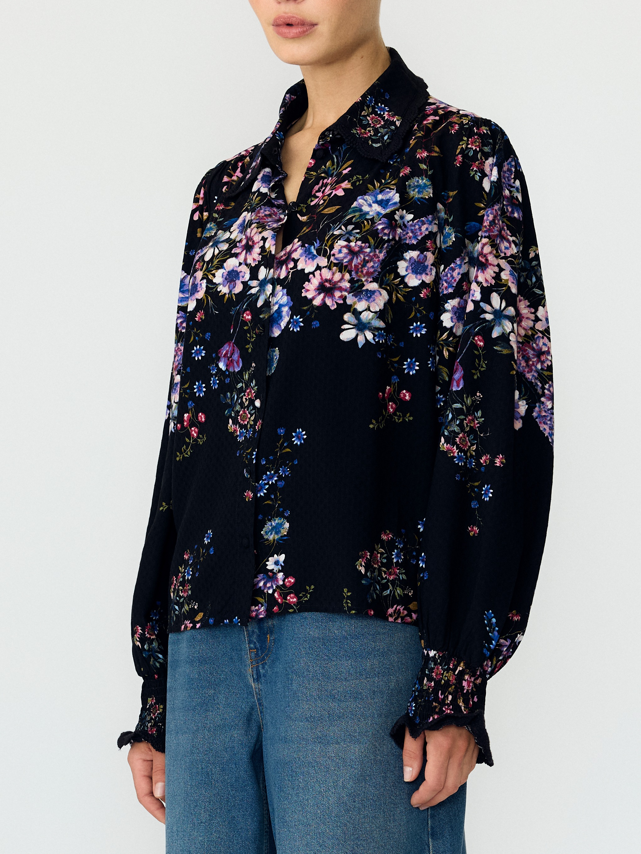 Y.A.S Langarmbluse »YASTILERA LS SHIRT S. NOOS« Viskose, regular fit