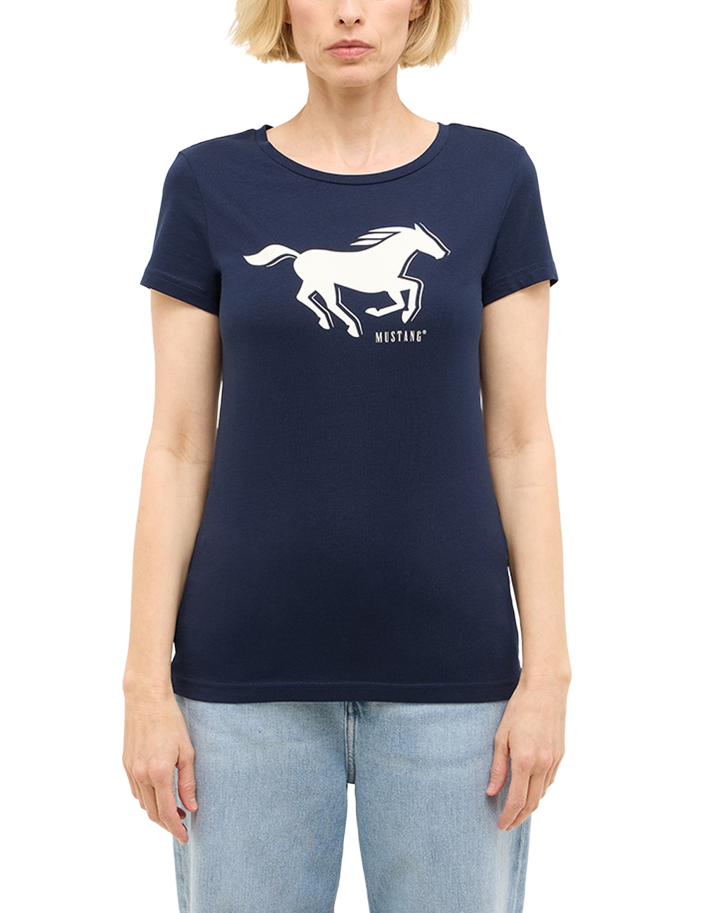 Image of MUSTANG Kurzarmshirt "Damen Style Loa"