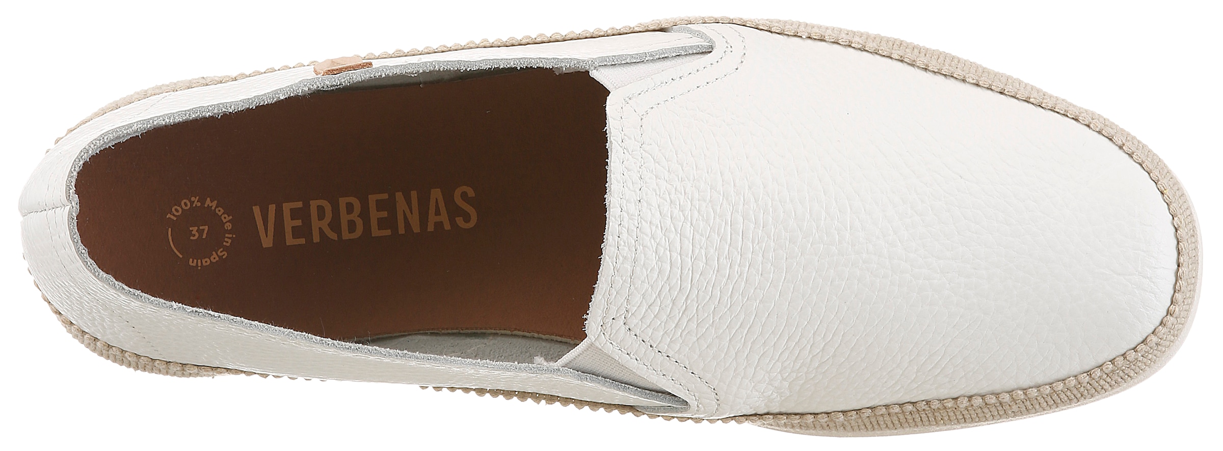 VERBENAS Slipper »NURIA«  espadrille, chaussure à enfiler, chaussure basse avec inserts stretch