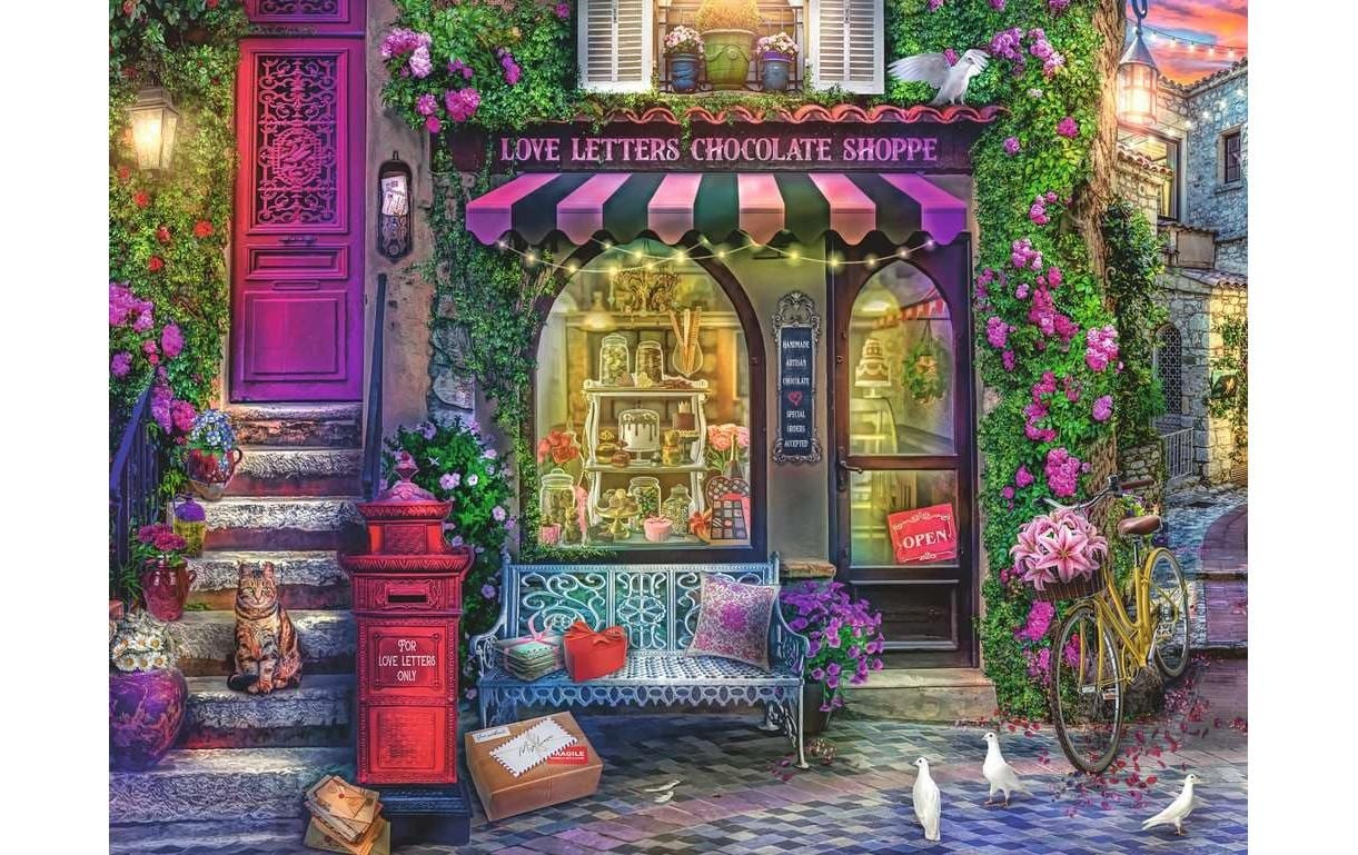 Ravensburger Puzzle »Liebesbriefe und Schokolade«