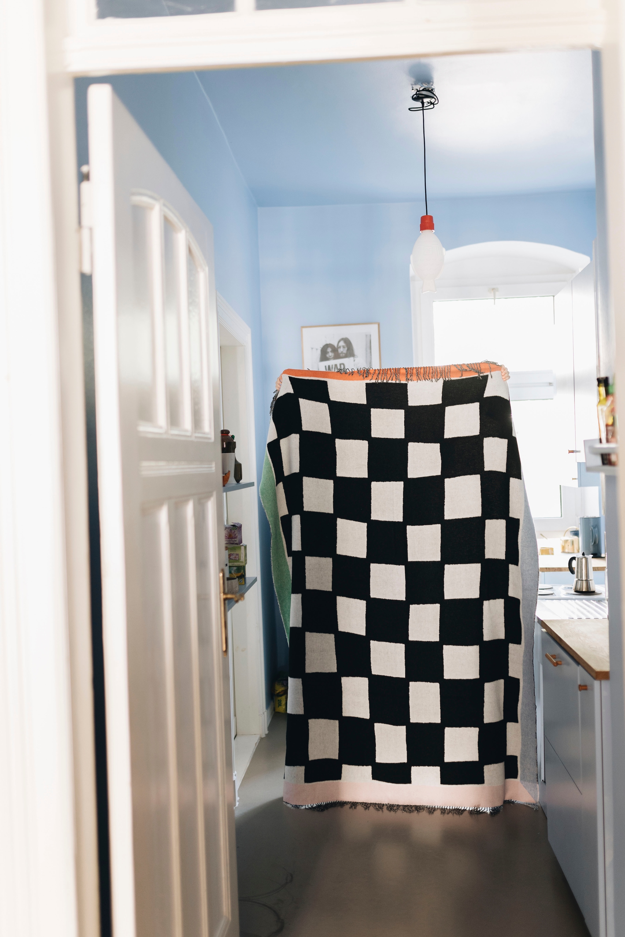 TOM TAILOR HOME Plaid »Checkmate Bings«, Künstlerkollektion