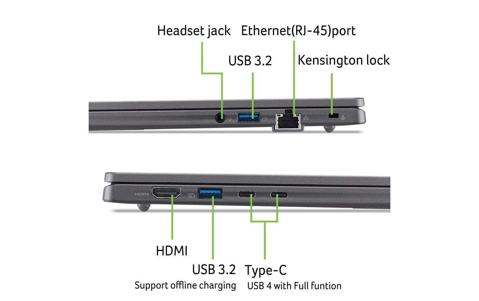 Acer Notebook »TravelMate P2 TMP216-52-TCO-5515« / 16 ″ Intel Core Ultra 7 Integrierte NPU (Neural Processing Unit)