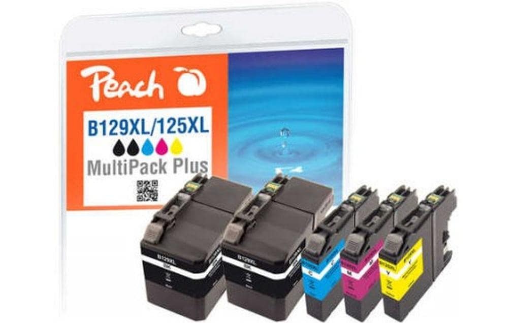 Tintenpatrone »Peach Brother LC-129XL / 125X«, (5 St.)