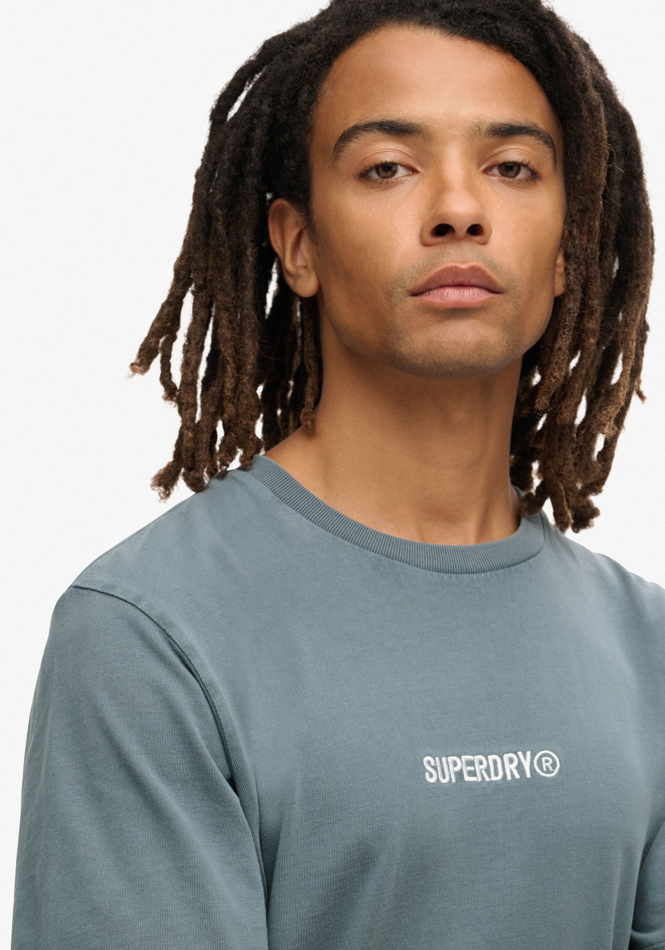 Superdry Rundhalsshirt »MICRO LOGO GRAPHIC LOOSE TEE«