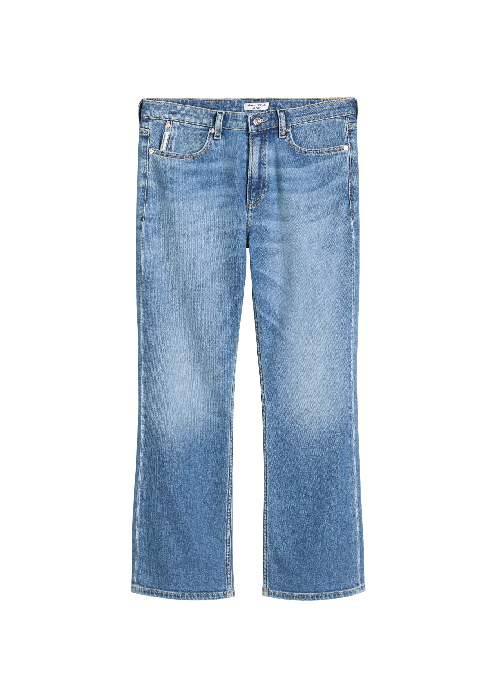 Marc O'Polo DENIM Jeans bootcut »Josina, aus Organic Cotton Stretch« hohe Leibhöhe, verkürzte Länge