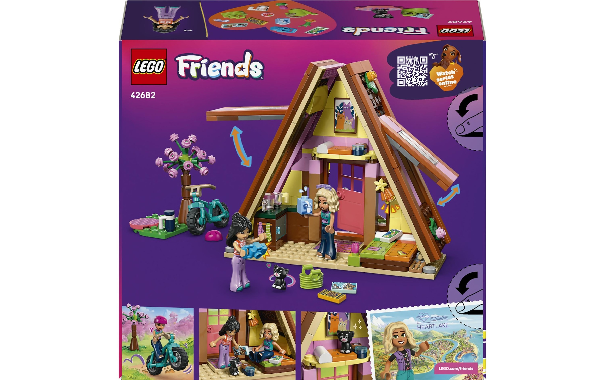 LEGO® Konstruktionsspielsteine »Glampinghütte in freier Natur (42682), LEGO Friends« Made in Europe