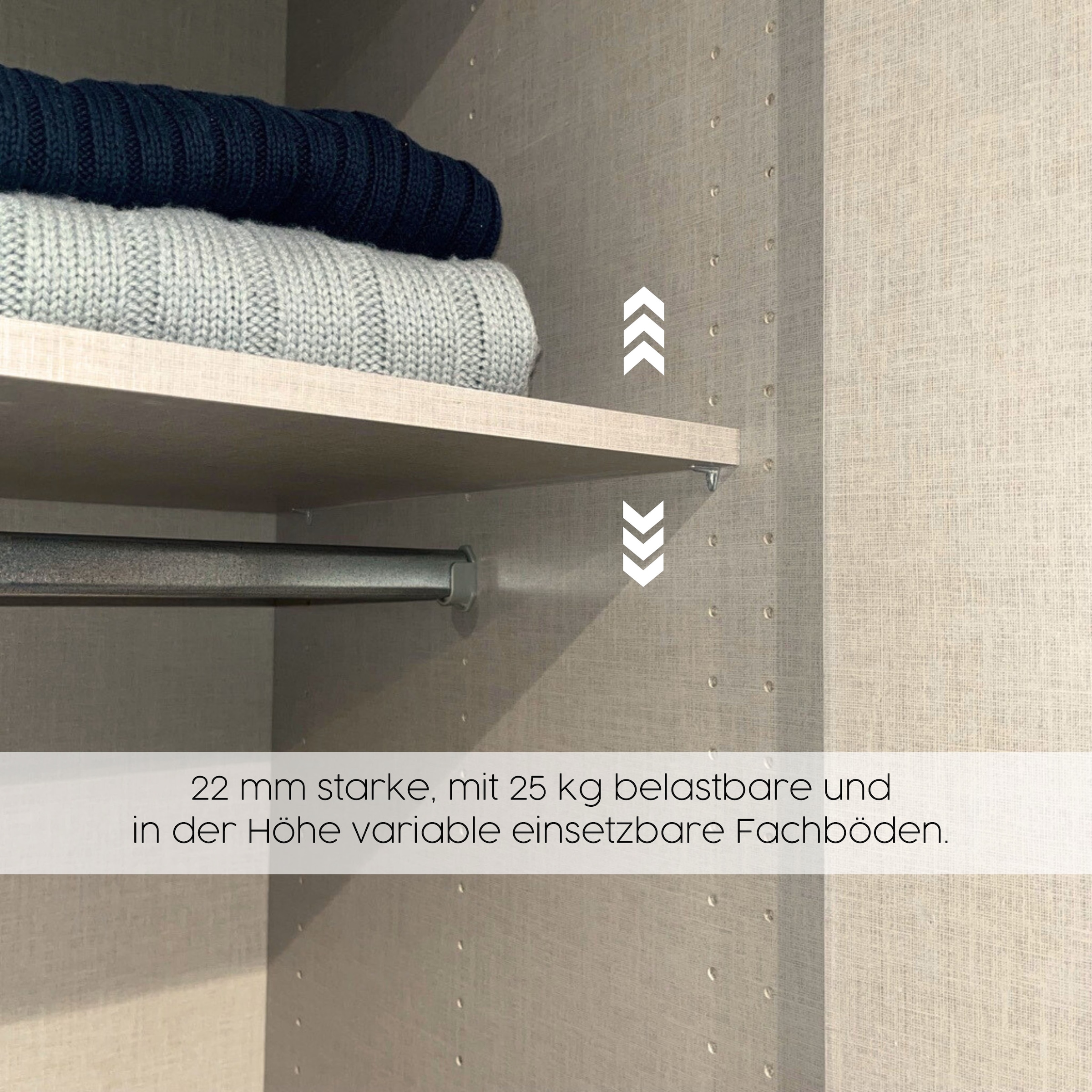 GOODproduct Kleiderschrank »Mehrzweckschrank Aktenschrank Möbel Mietswohnung TOPSELLER  ASTANA« 3 Ausstattungen BASIC/CLASSIC/PREMIUM (inkl. SOFT-CLOSE-FUNKTION),  mit 3 Spiegelelementen, Metallgriffleisten alufarbig MADE IN GERMANY