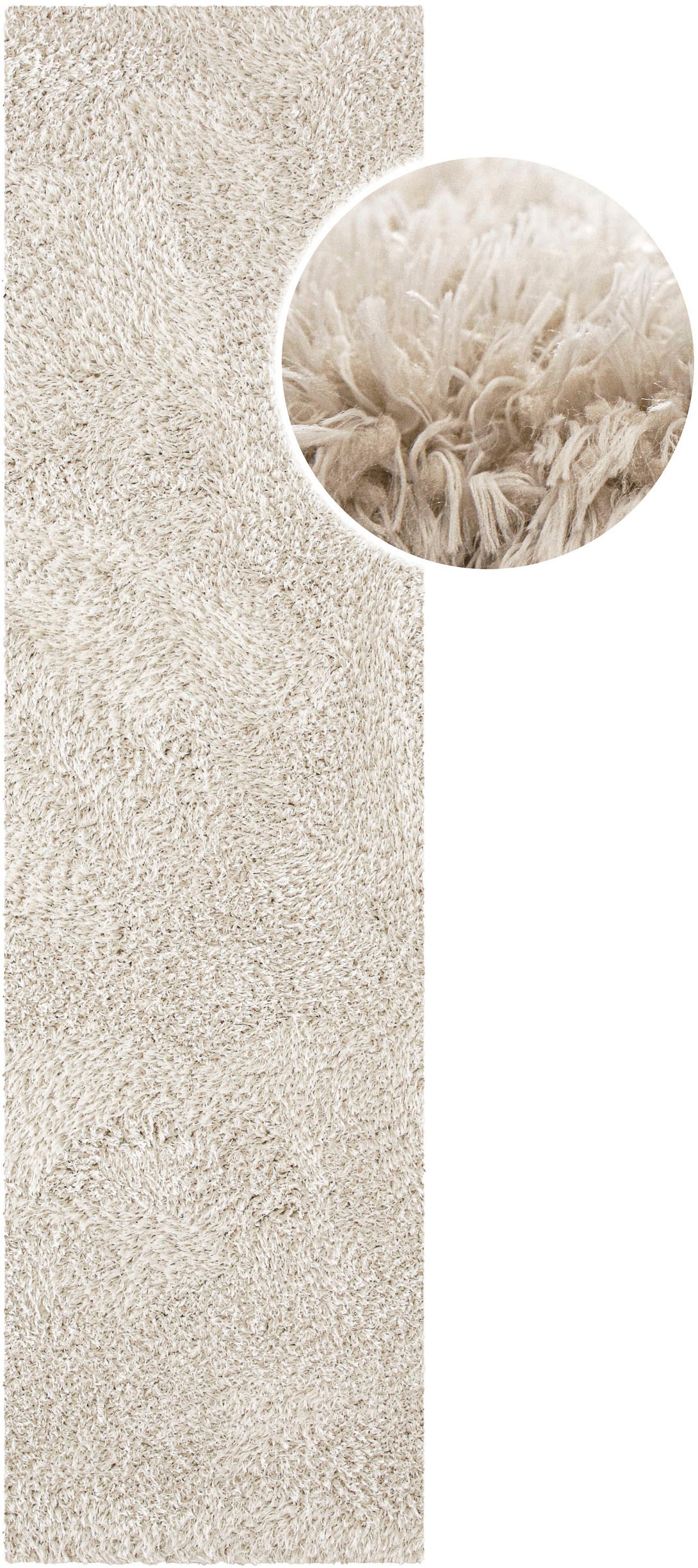 Esprit Tapis à poils longs »YOGI  ESP-096« Rectangulaire 50 mm Höhe Läufer, flauschiger weicher Flor aus 100% recyceltem PET, Wohnzimmer