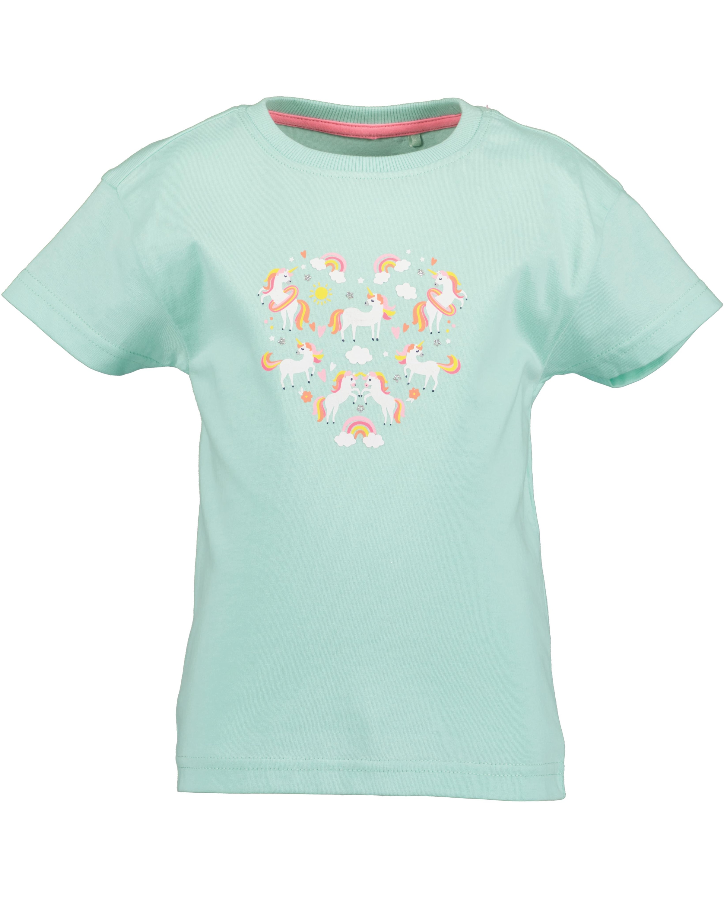 Blue Seven Kurzarmshirt Packung, 2 Stk. mit süssen Einhorn-Drucken